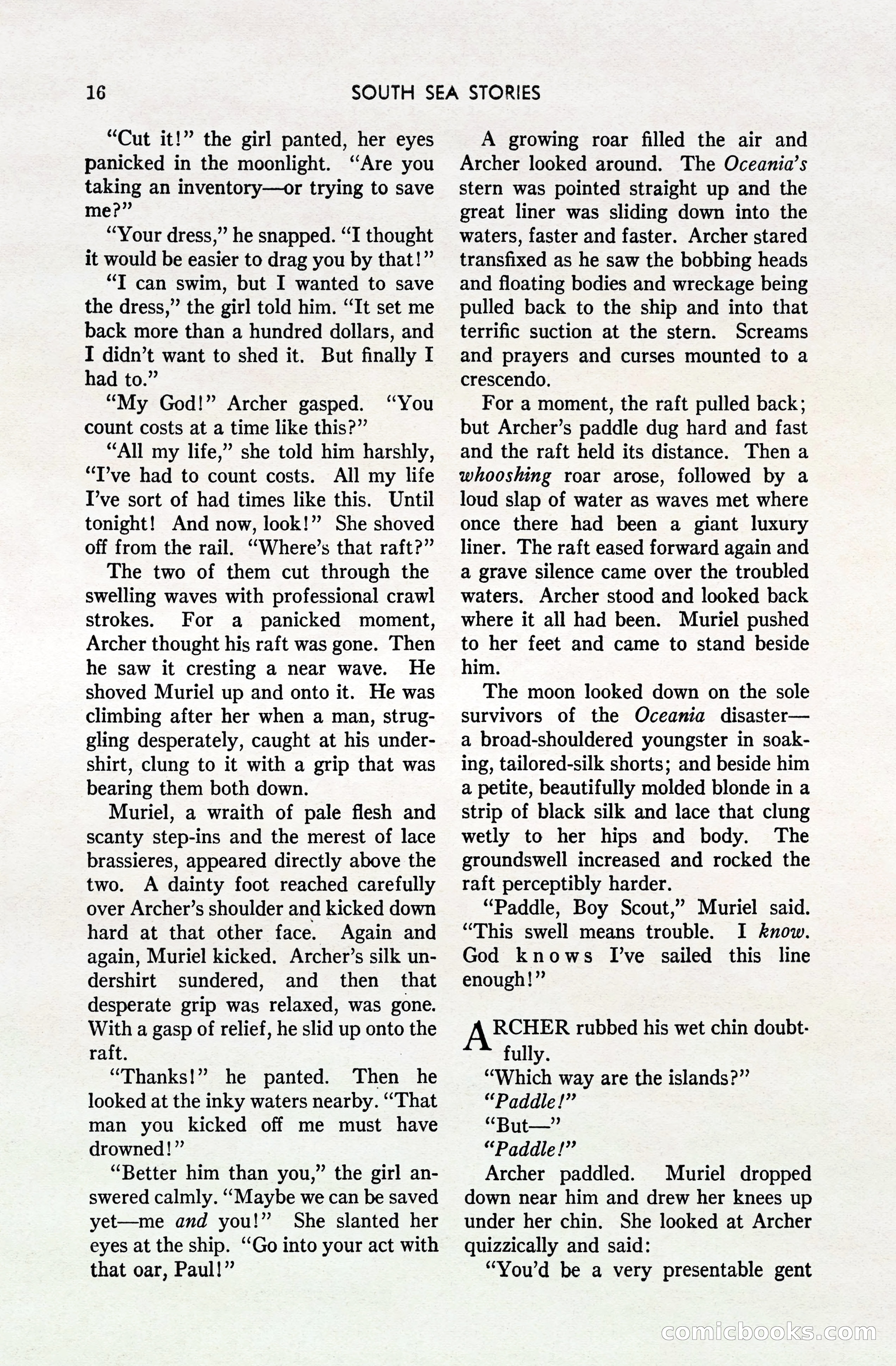 South Sea Stories, October 1940 — page 15 of 143