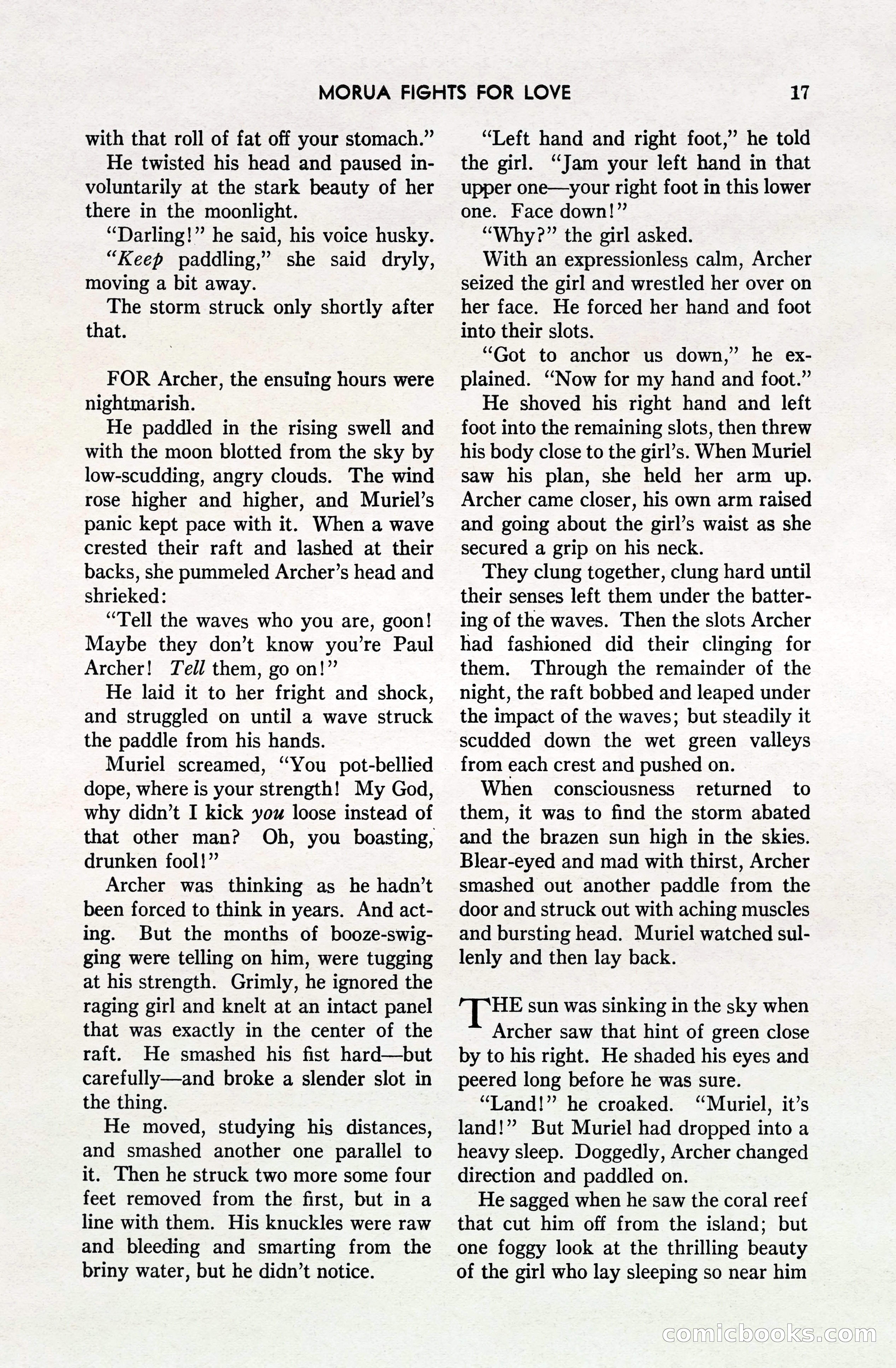 South Sea Stories, October 1940 — page 16 of 143