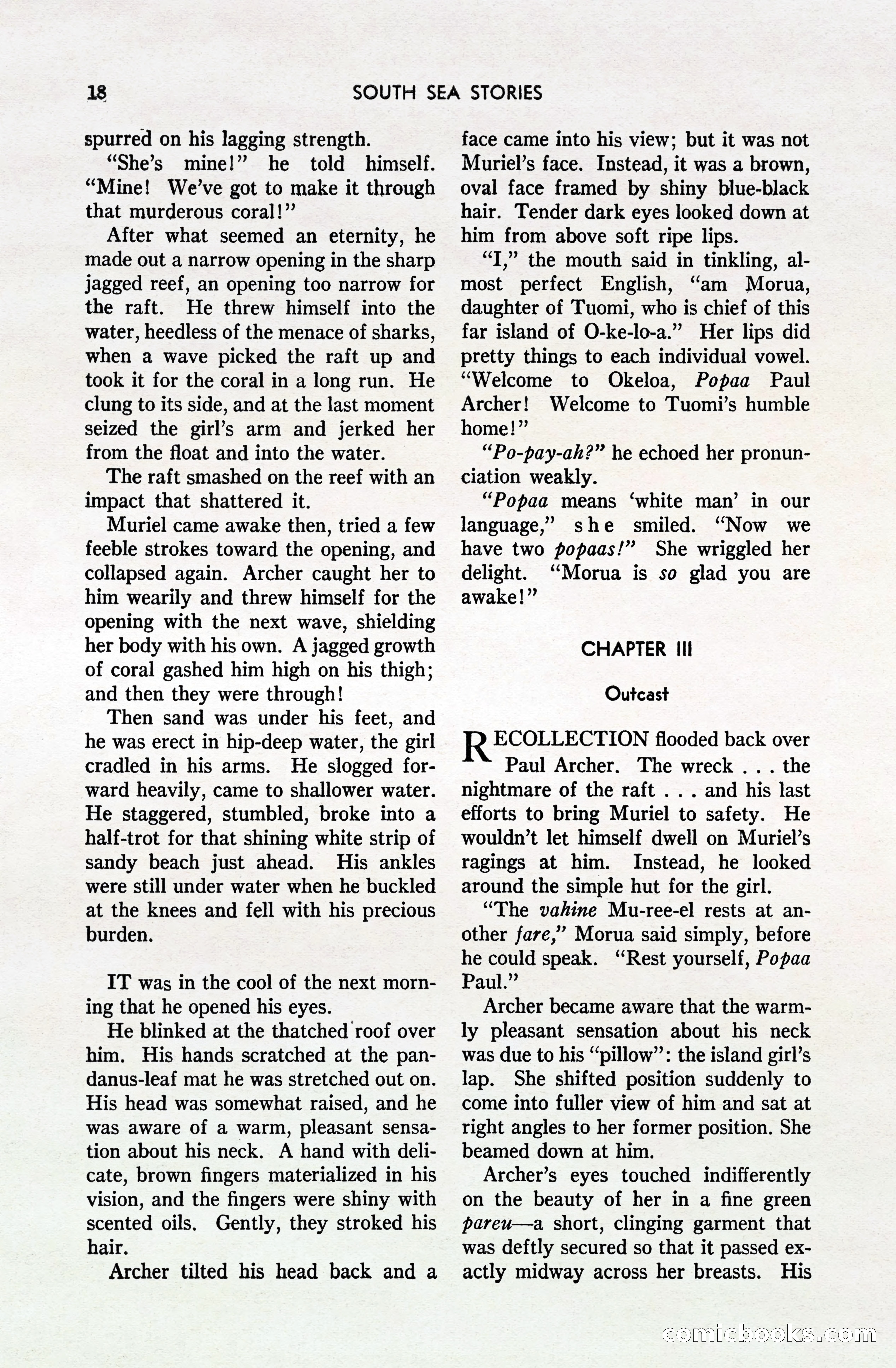 South Sea Stories, October 1940 — page 17 of 143