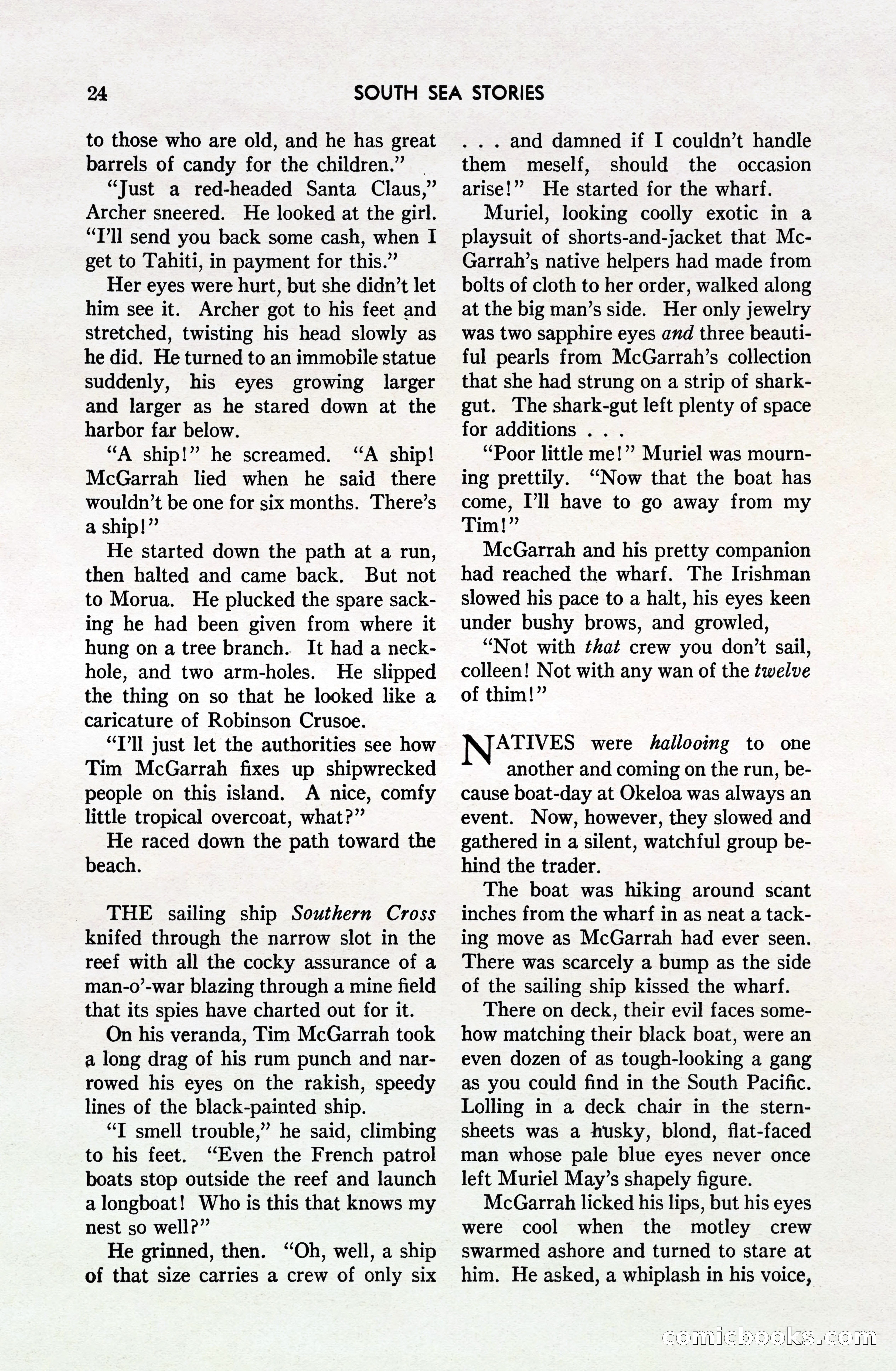 South Sea Stories, October 1940 — page 23 of 143