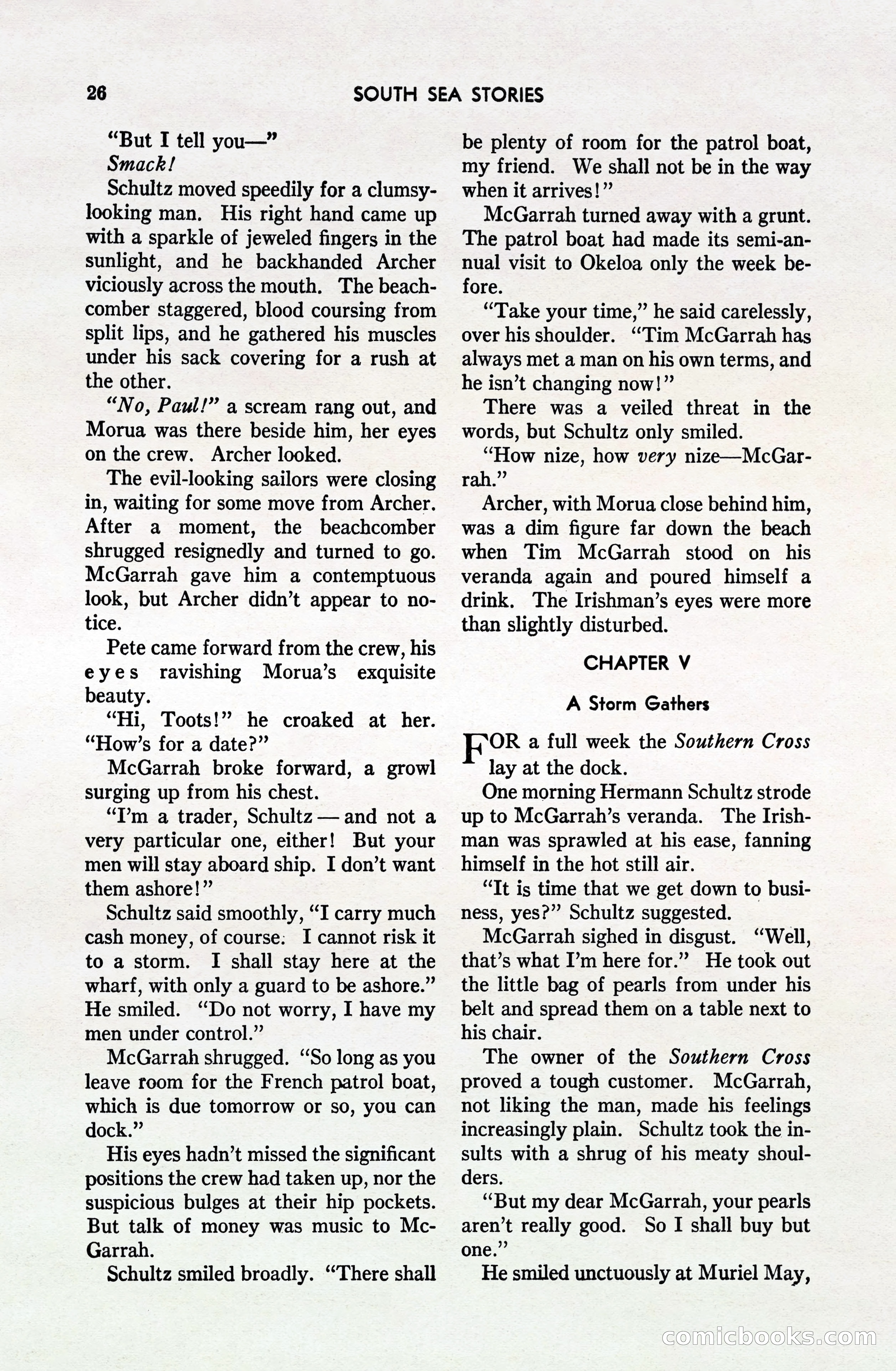 South Sea Stories, October 1940 — page 25 of 143