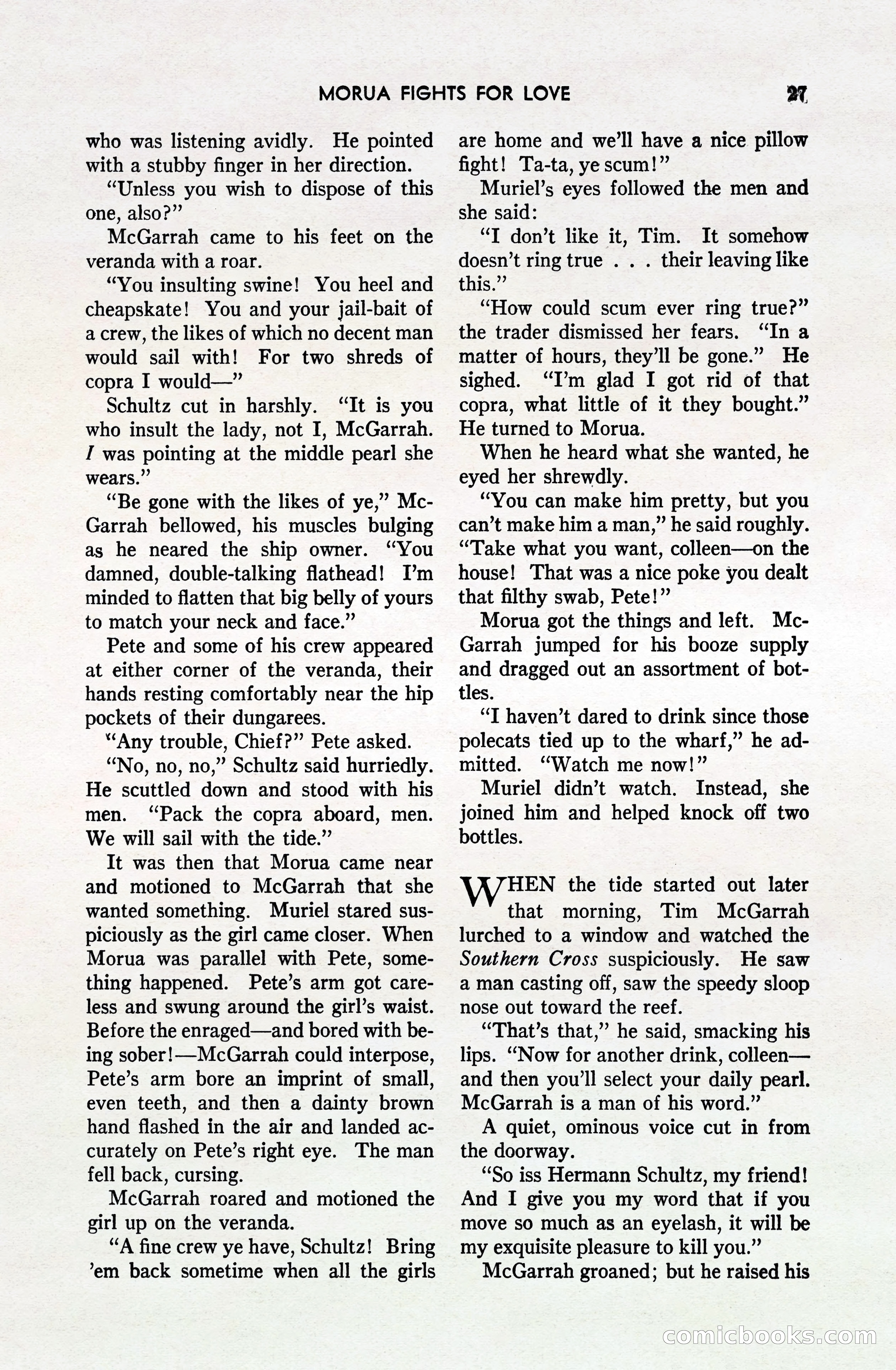 South Sea Stories, October 1940 — page 26 of 143