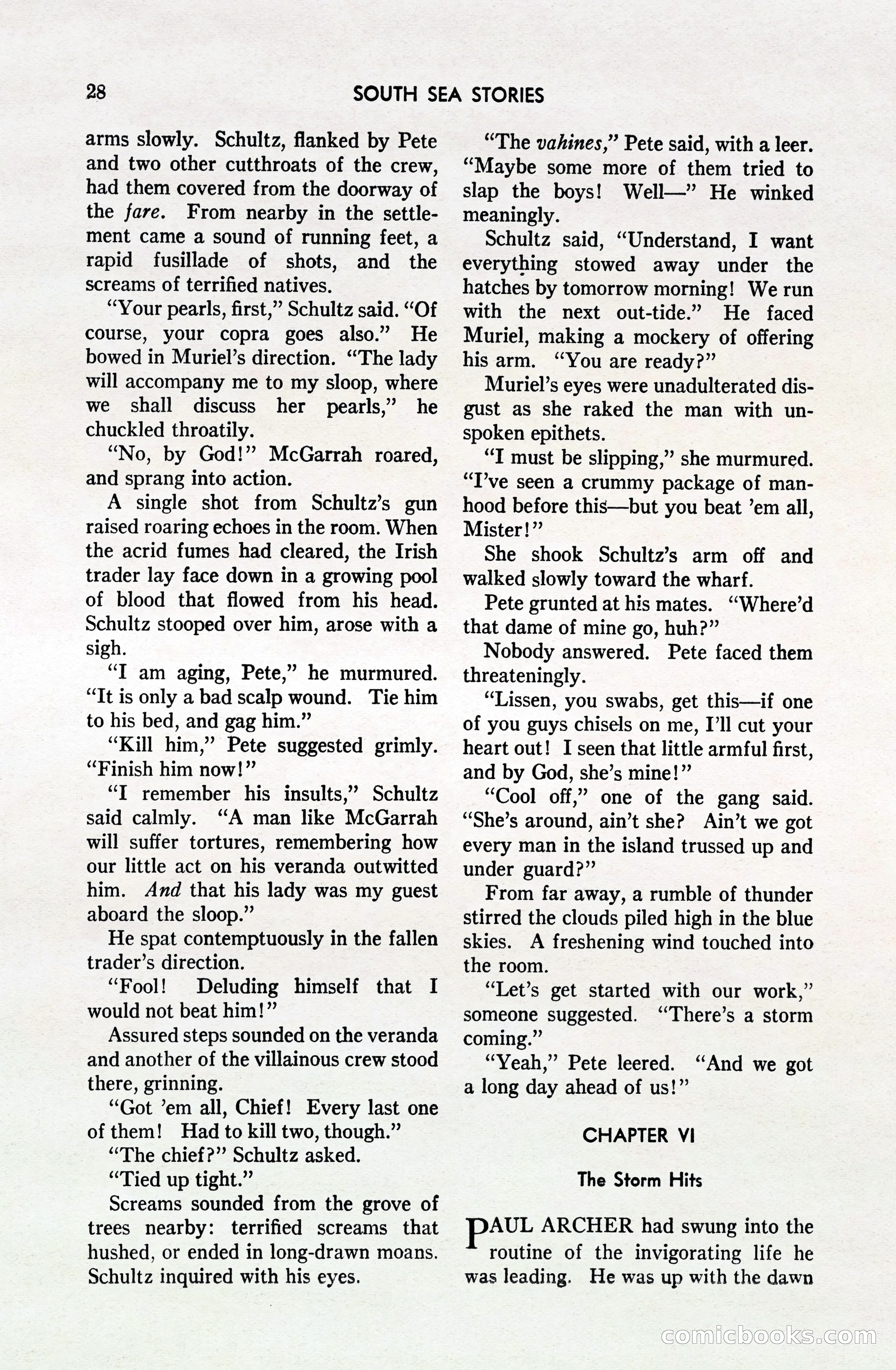 South Sea Stories, October 1940 — page 27 of 143