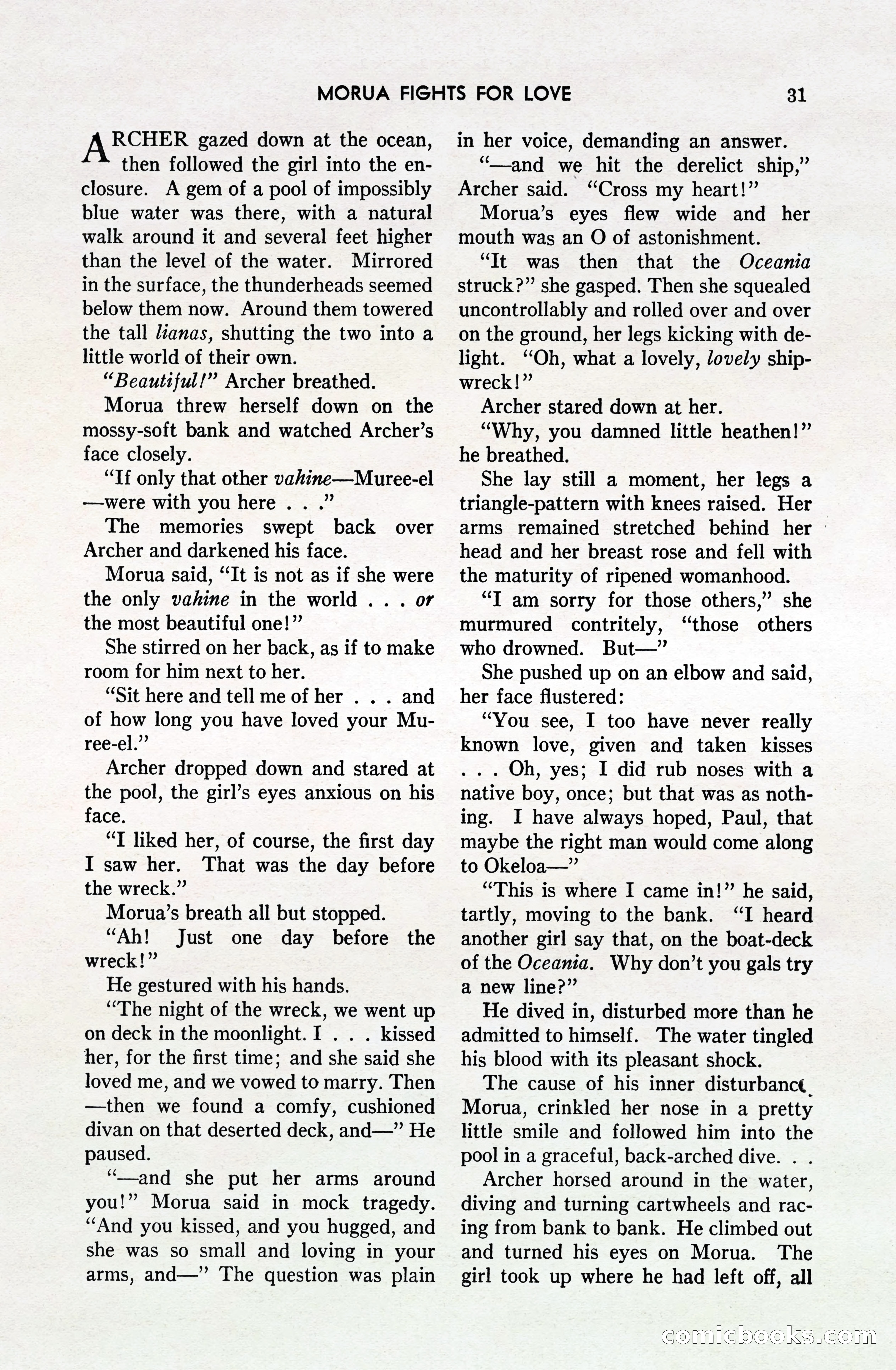 South Sea Stories, October 1940 — page 30 of 143