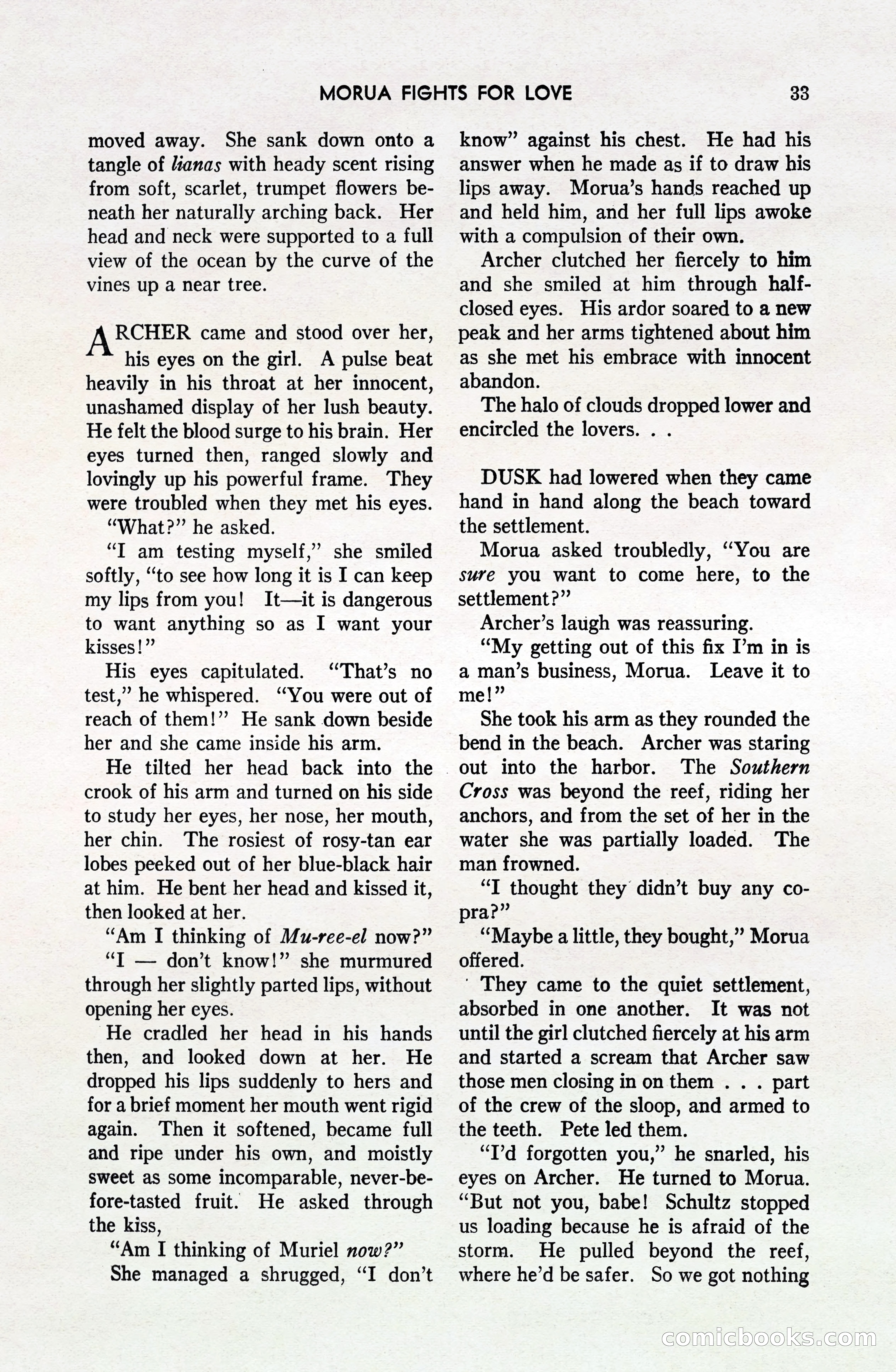 South Sea Stories, October 1940 — page 32 of 143