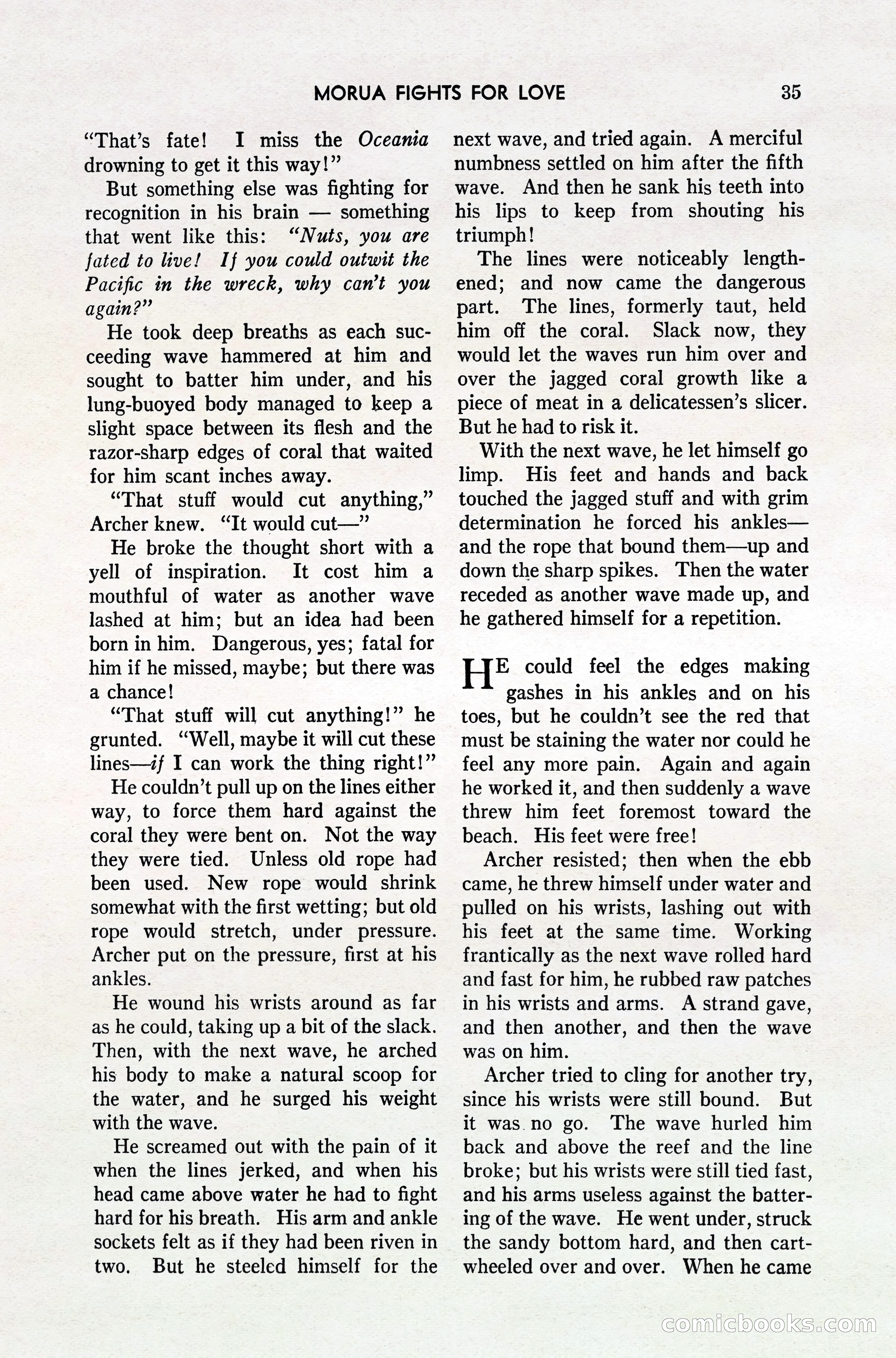 South Sea Stories, October 1940 — page 34 of 143