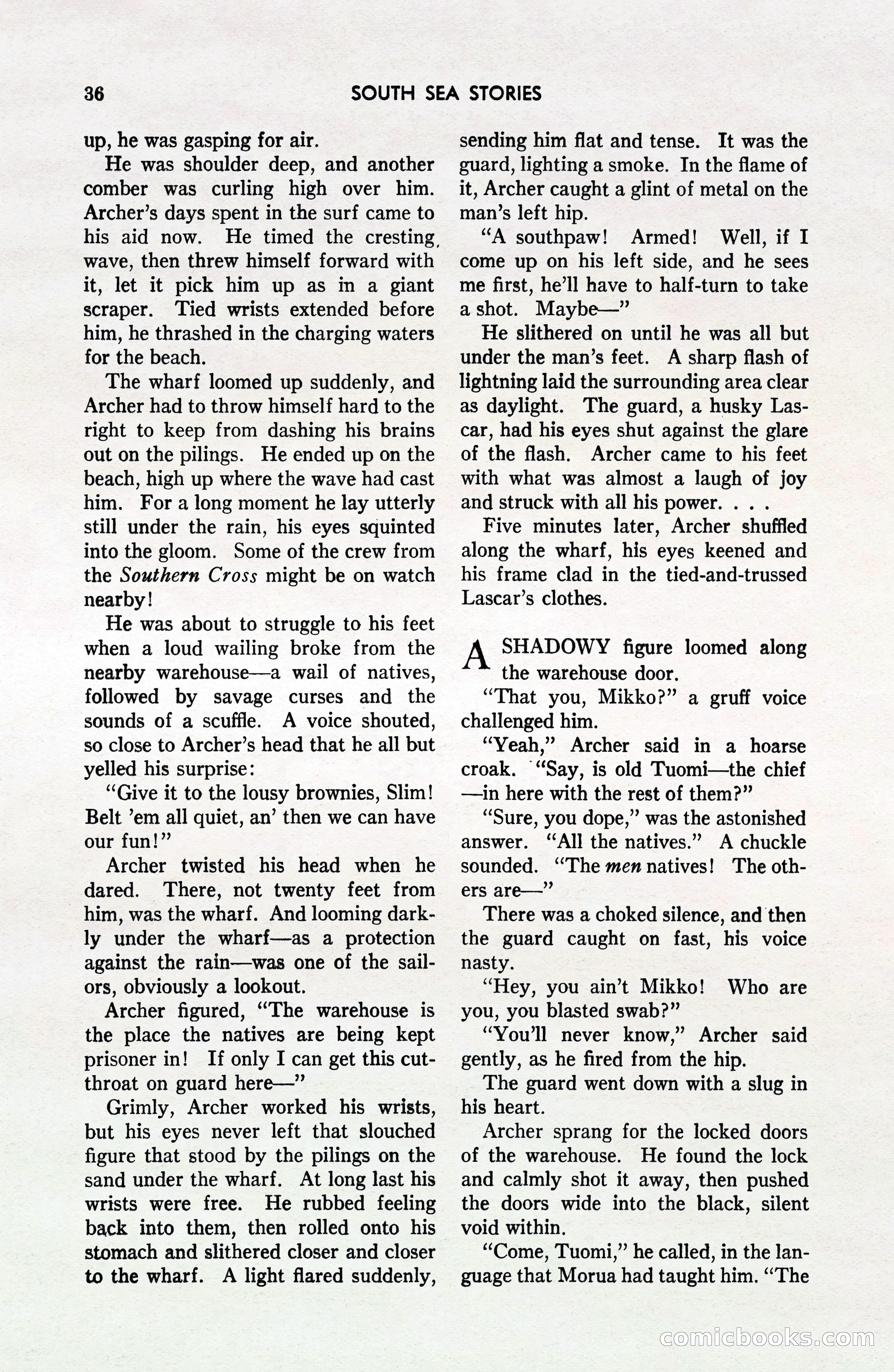 South Sea Stories, October 1940 — page 35 of 143