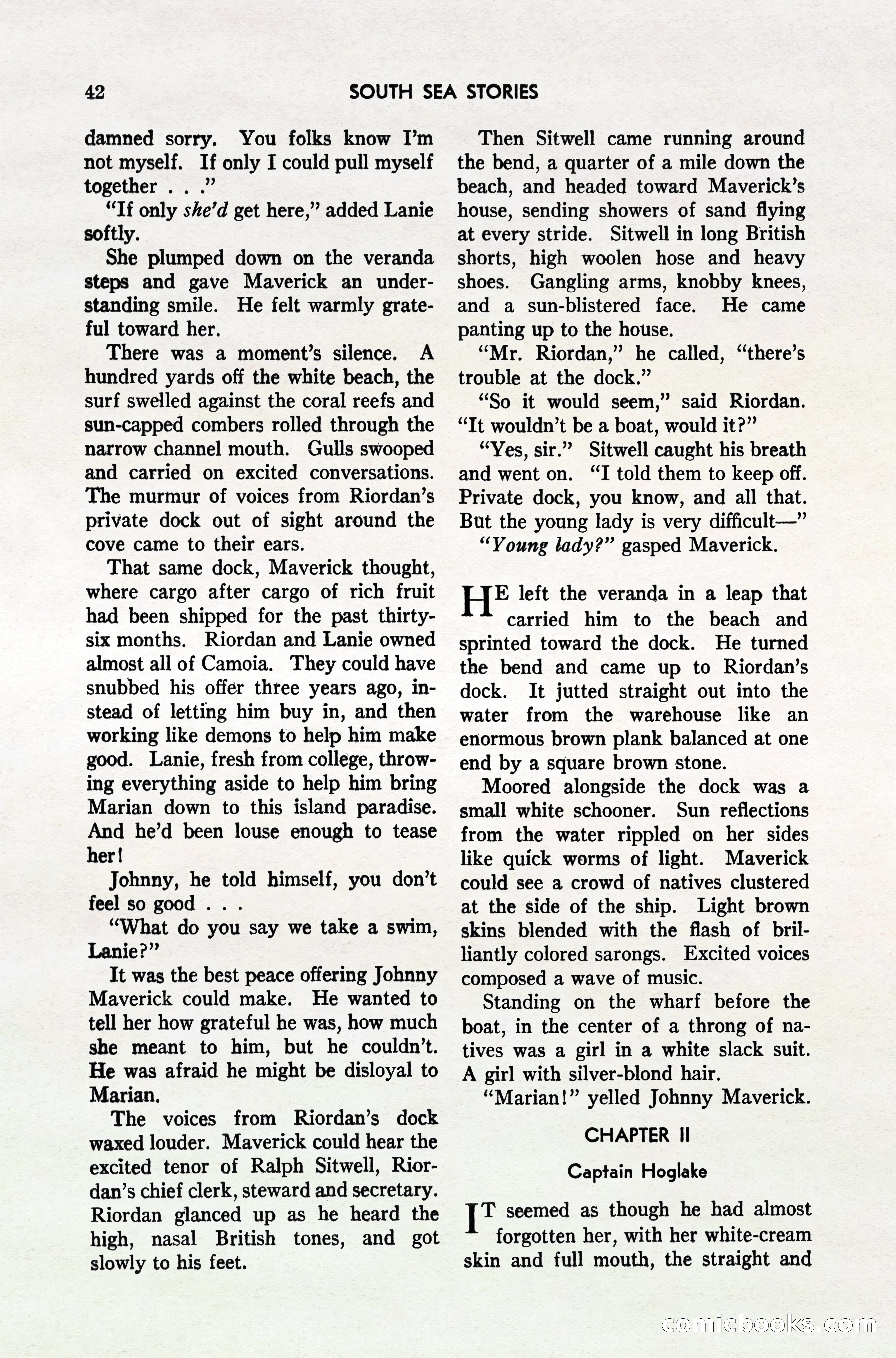 South Sea Stories, October 1940 — page 40 of 143