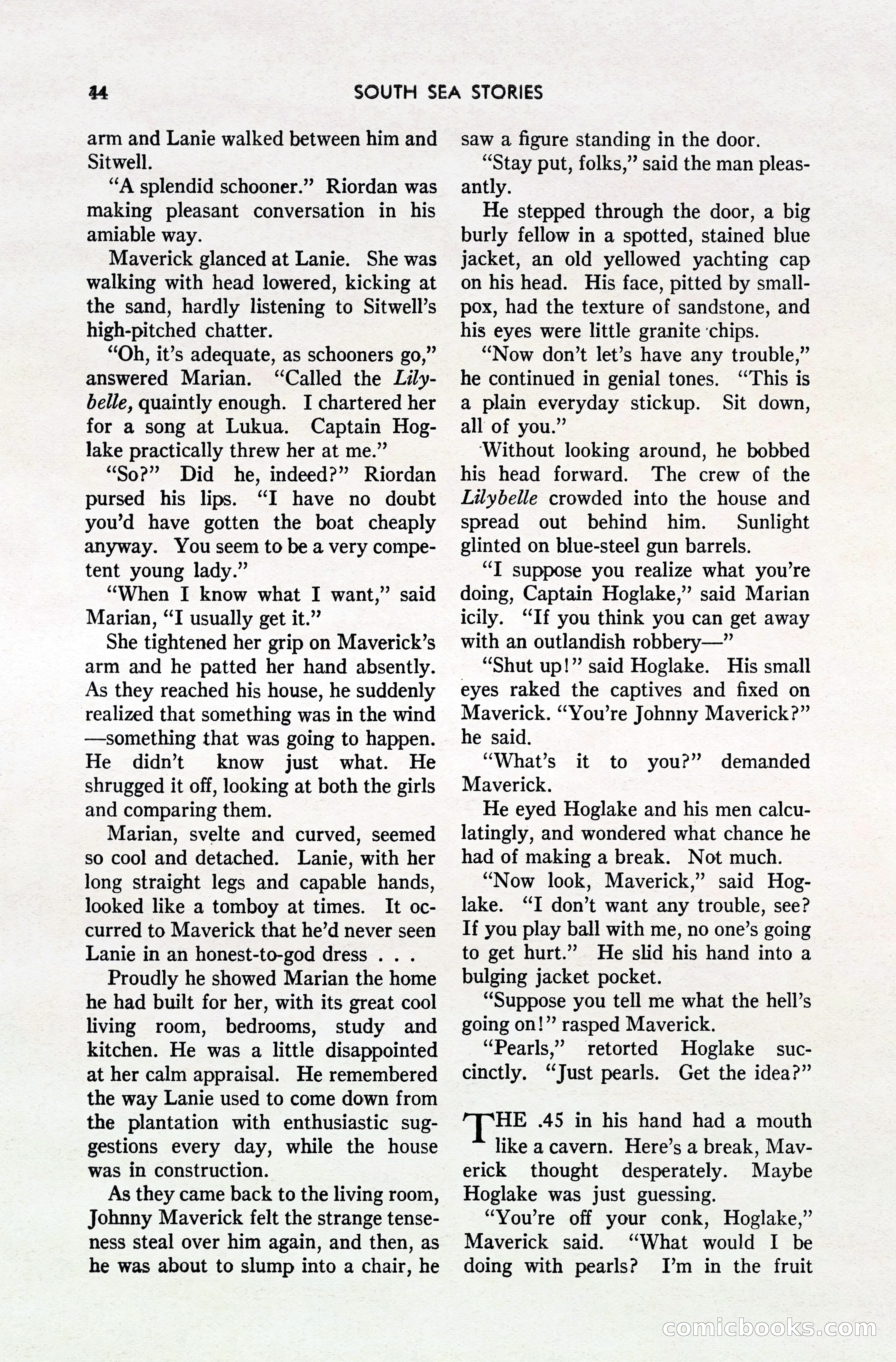 South Sea Stories, October 1940 — page 42 of 143