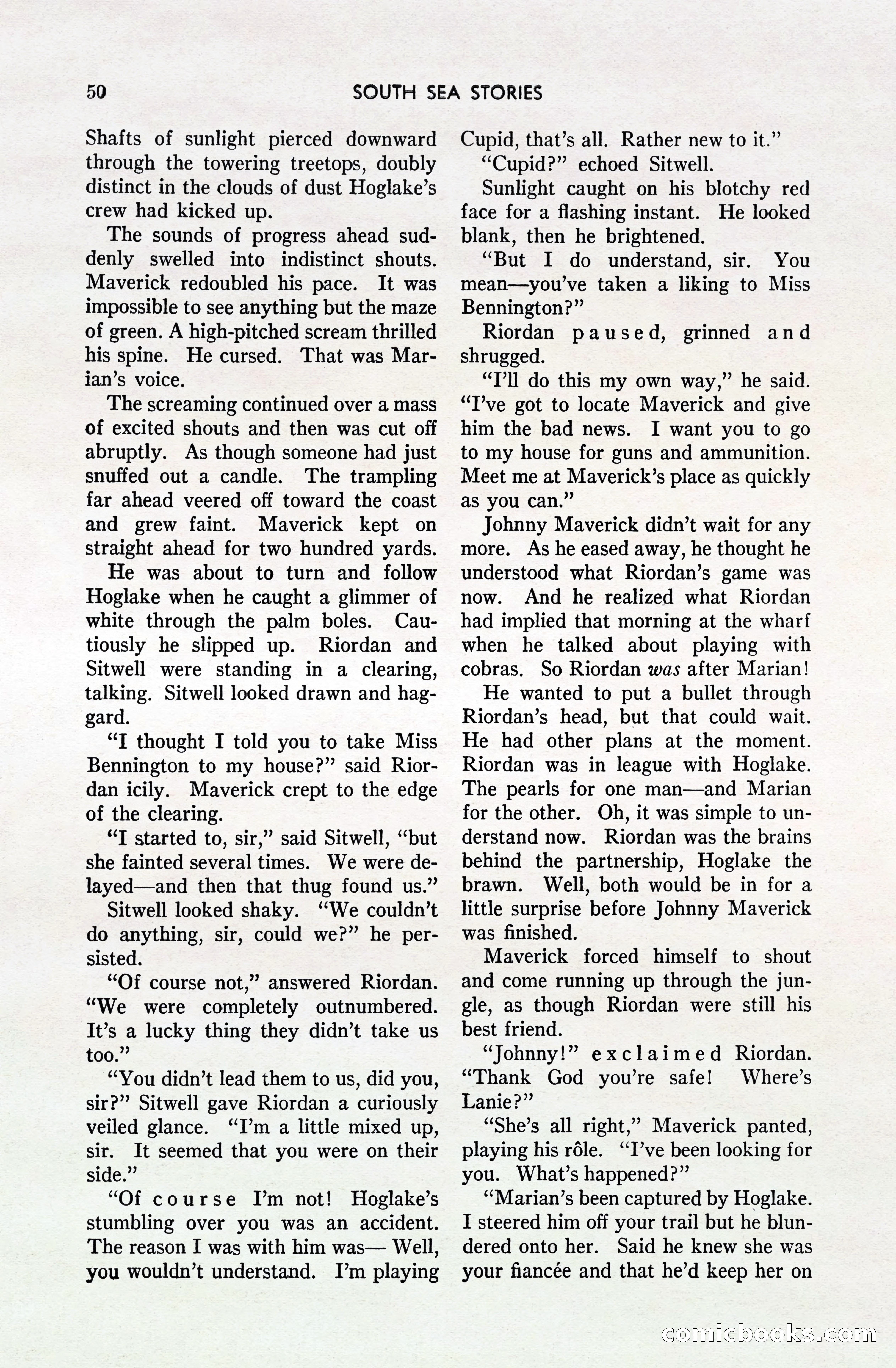 South Sea Stories, October 1940 — page 48 of 143