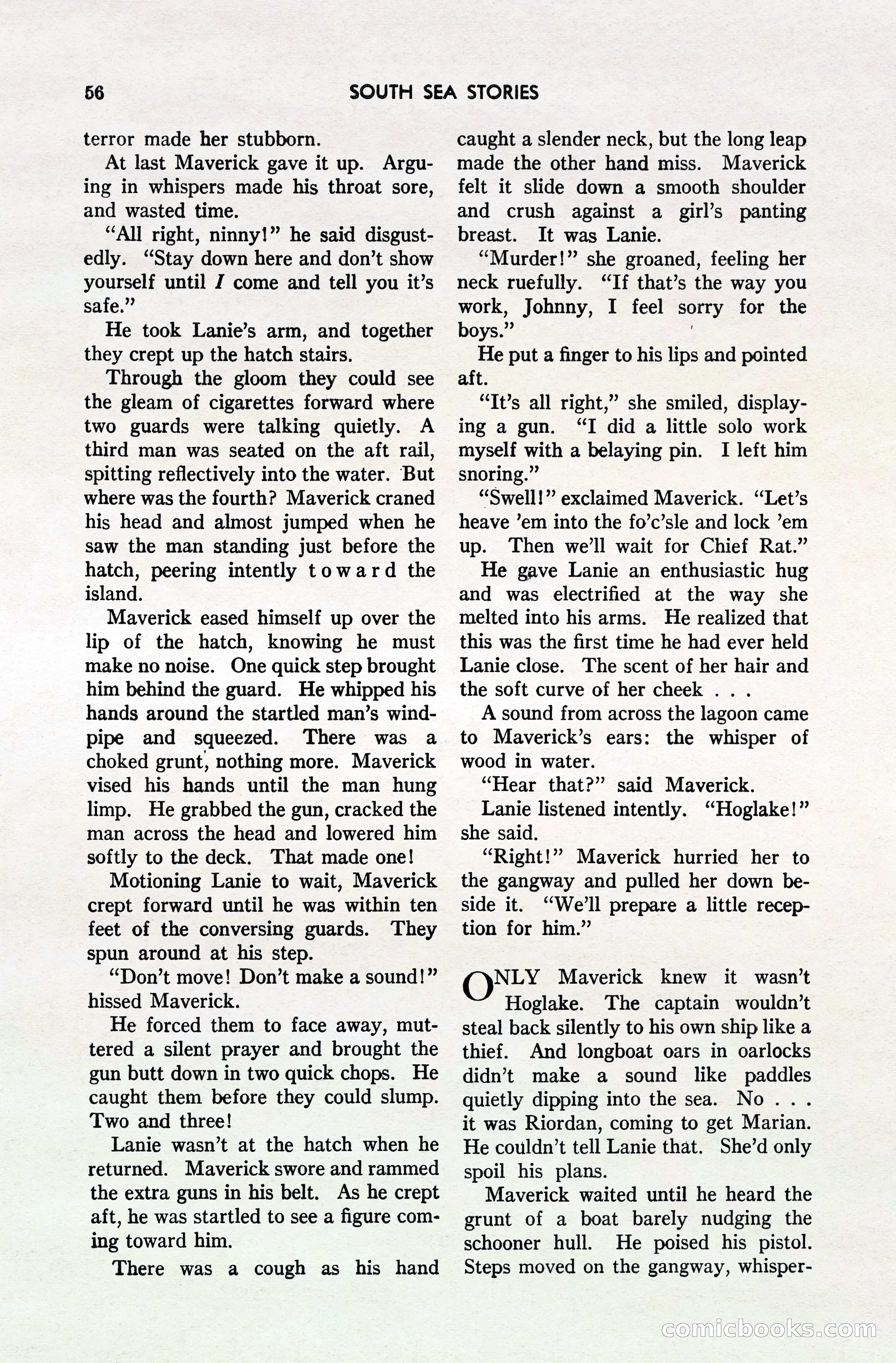 South Sea Stories, October 1940 — page 54 of 143