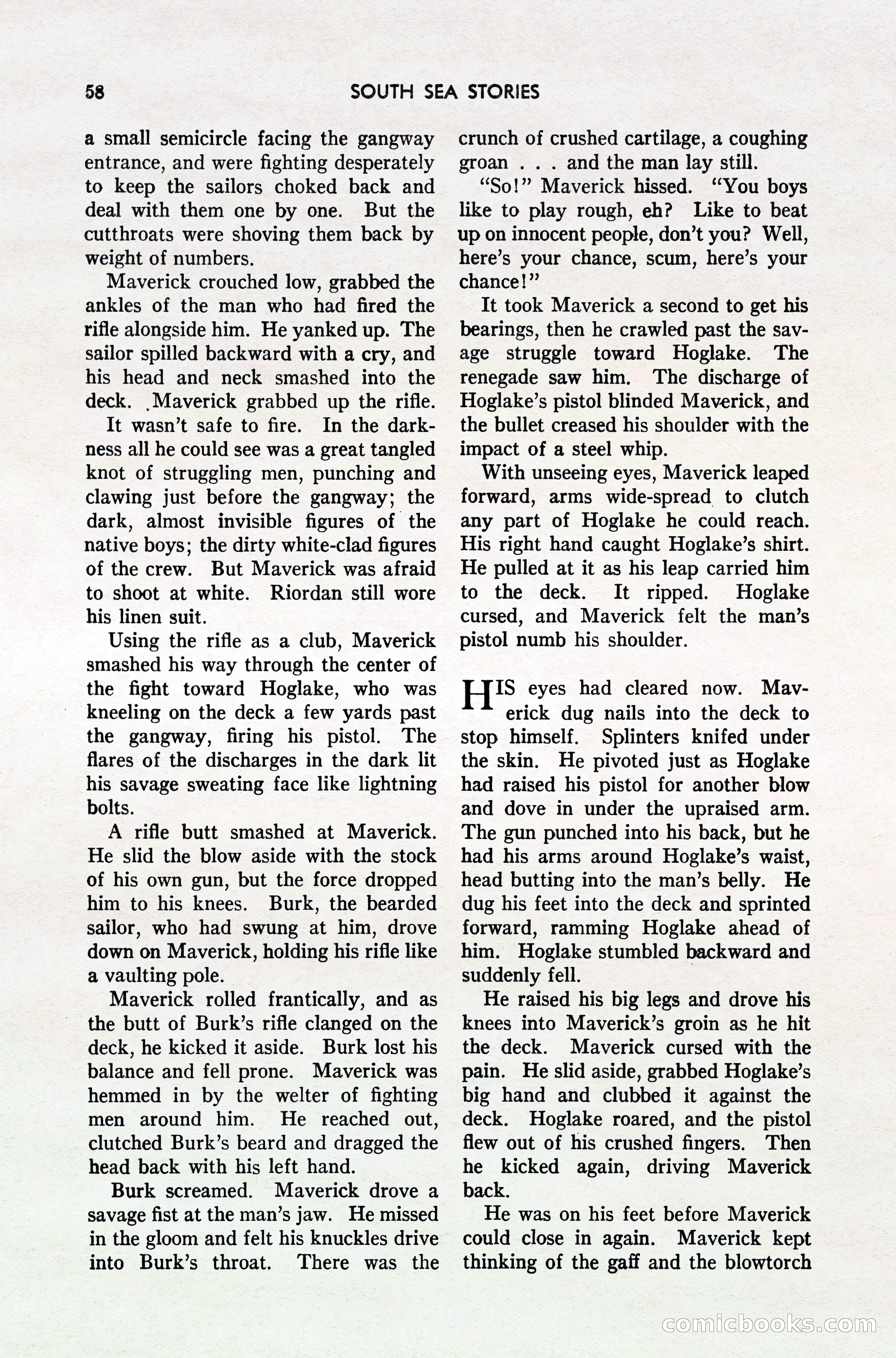 South Sea Stories, October 1940 — page 56 of 143