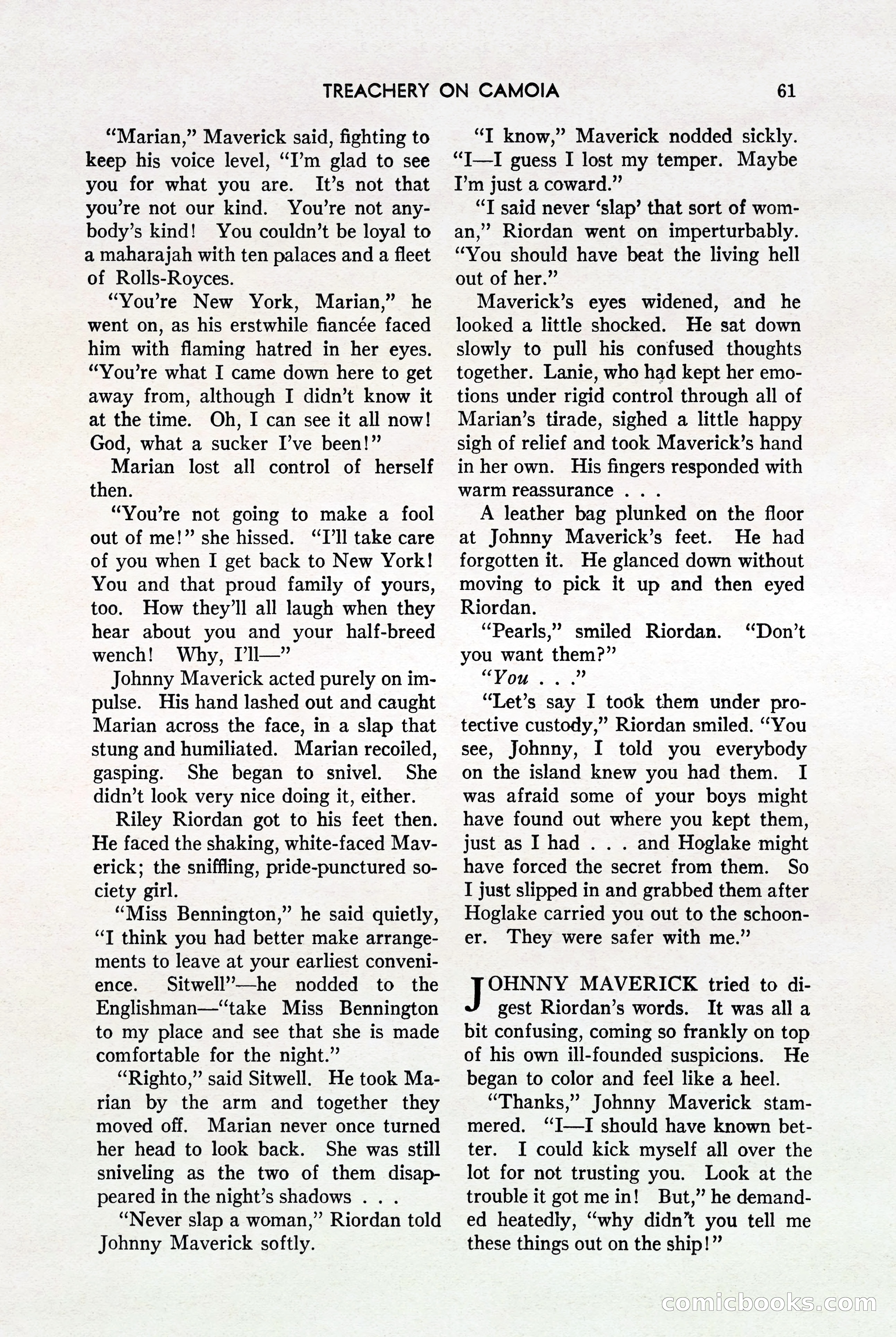 South Sea Stories, October 1940 — page 59 of 143