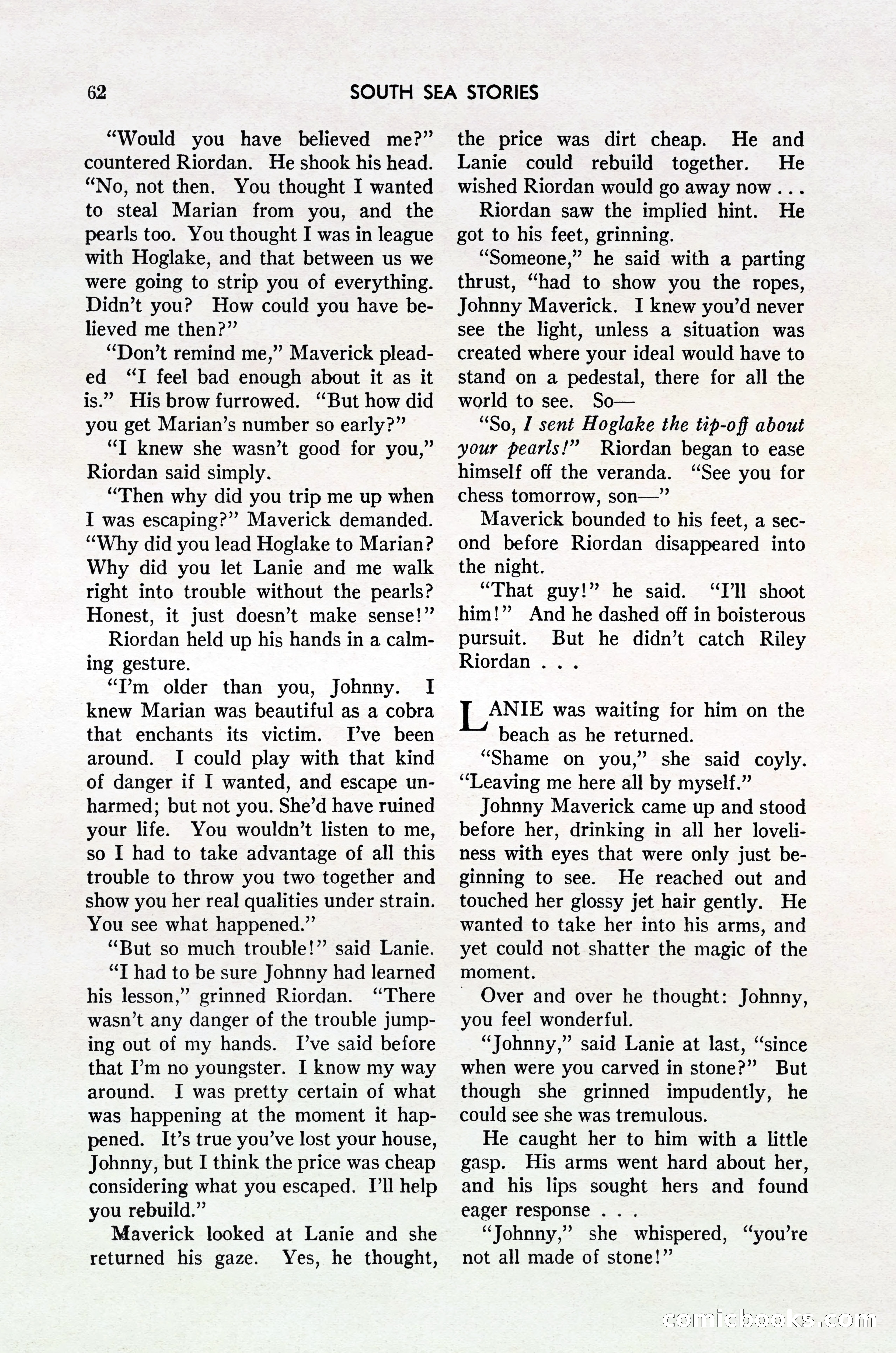 South Sea Stories, October 1940 — page 60 of 143