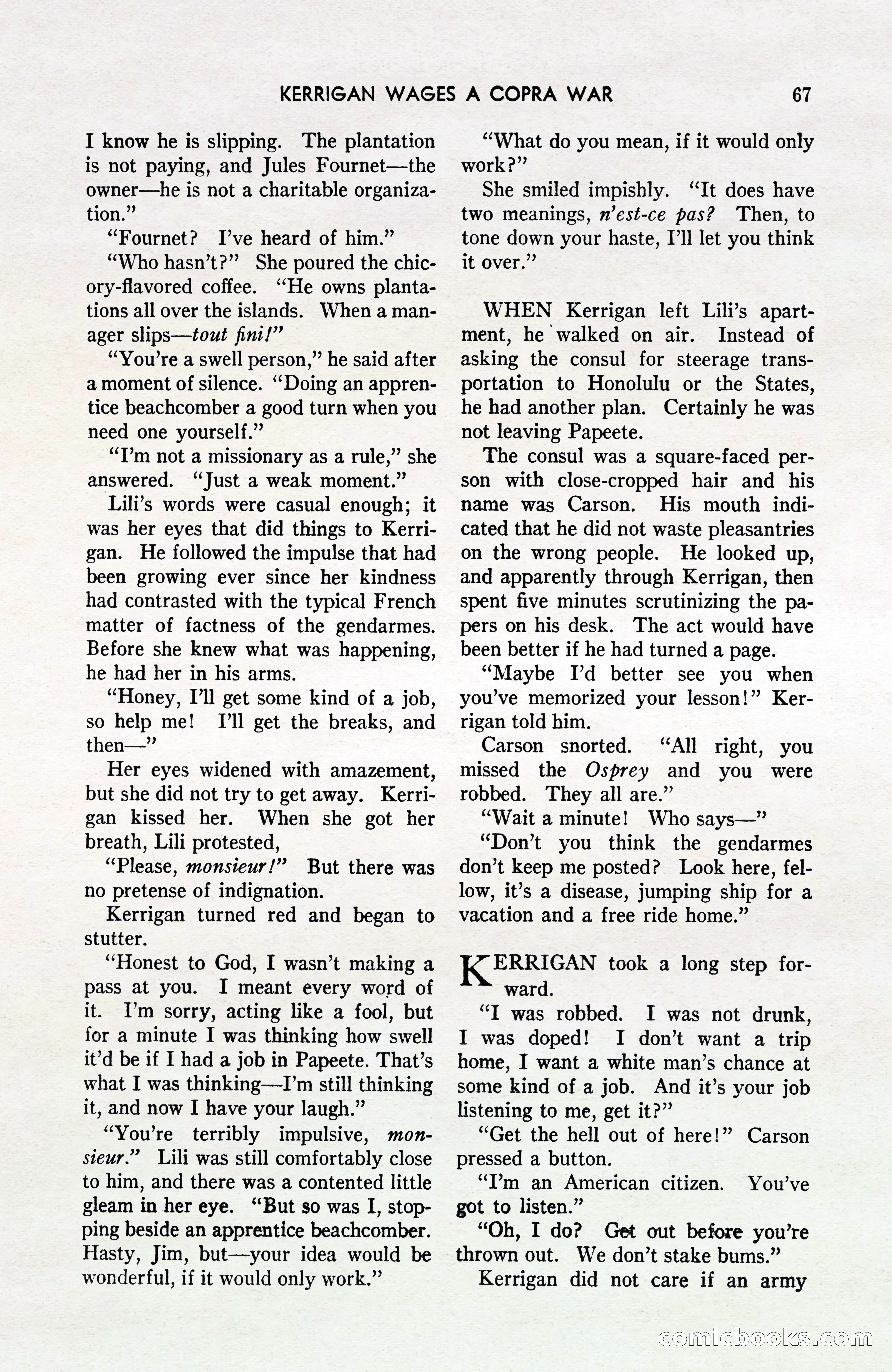 South Sea Stories, October 1940 — page 64 of 143
