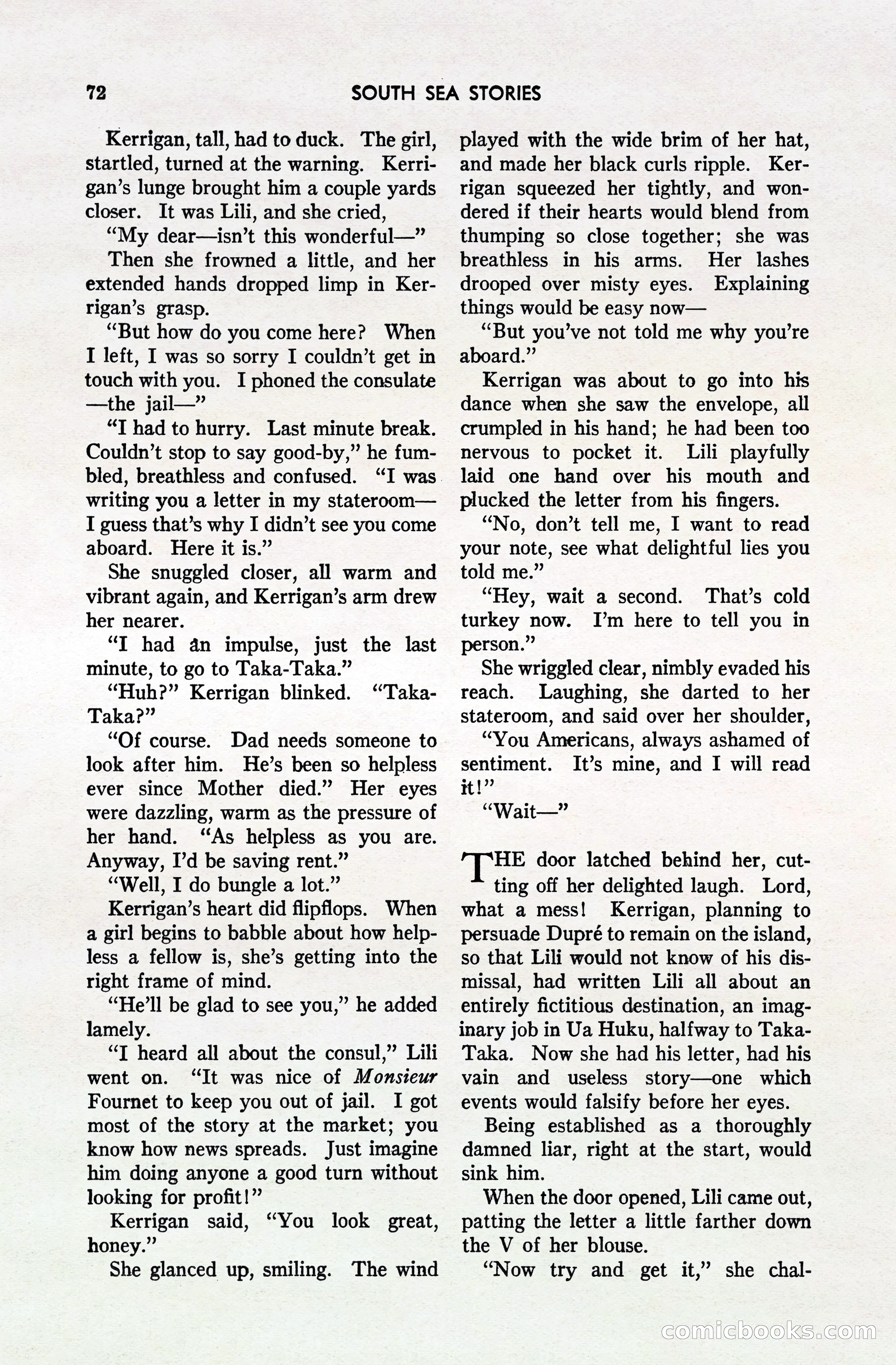 South Sea Stories, October 1940 — page 69 of 143