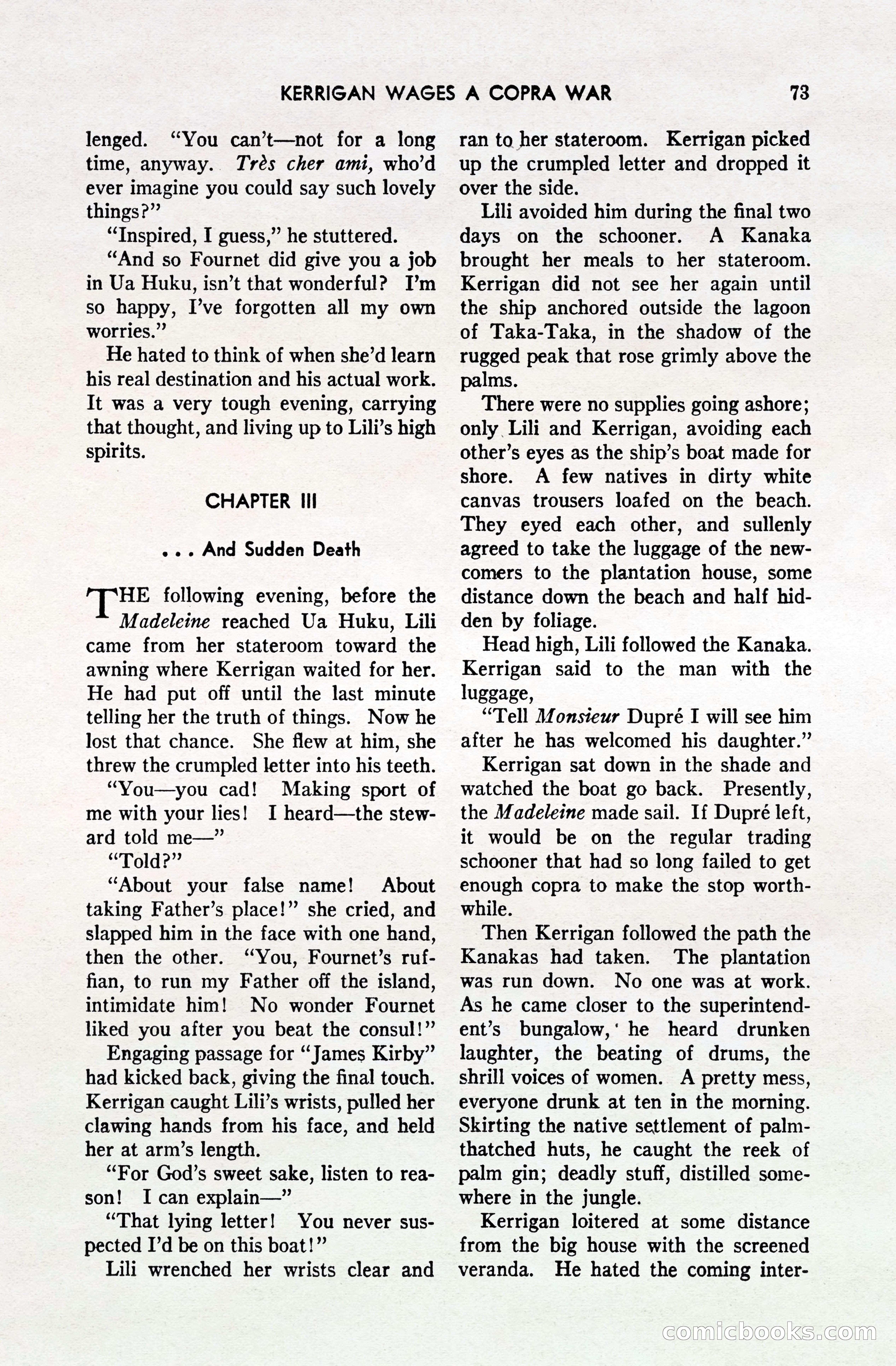 South Sea Stories, October 1940 — page 70 of 143