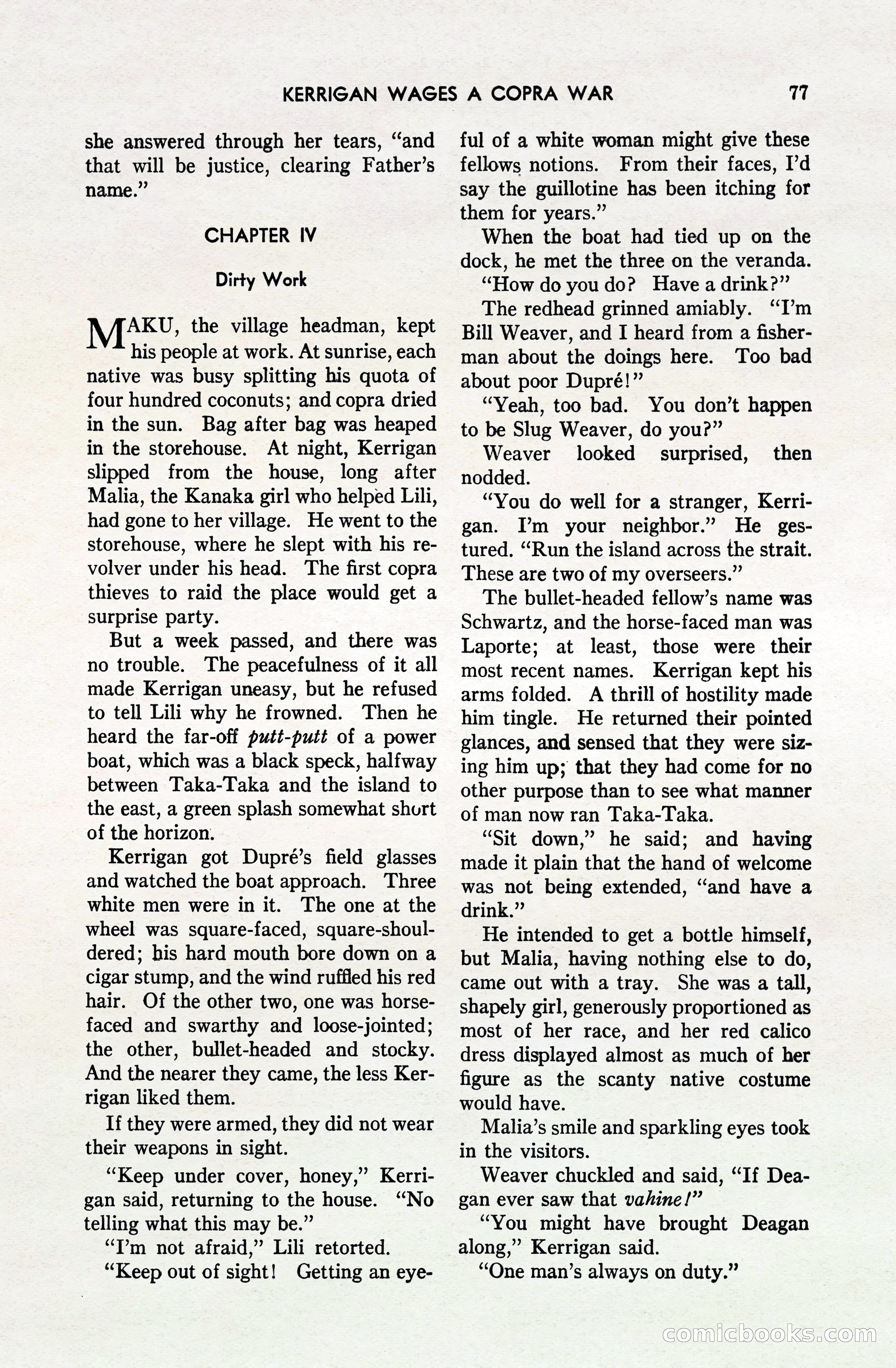 South Sea Stories, October 1940 — page 74 of 143