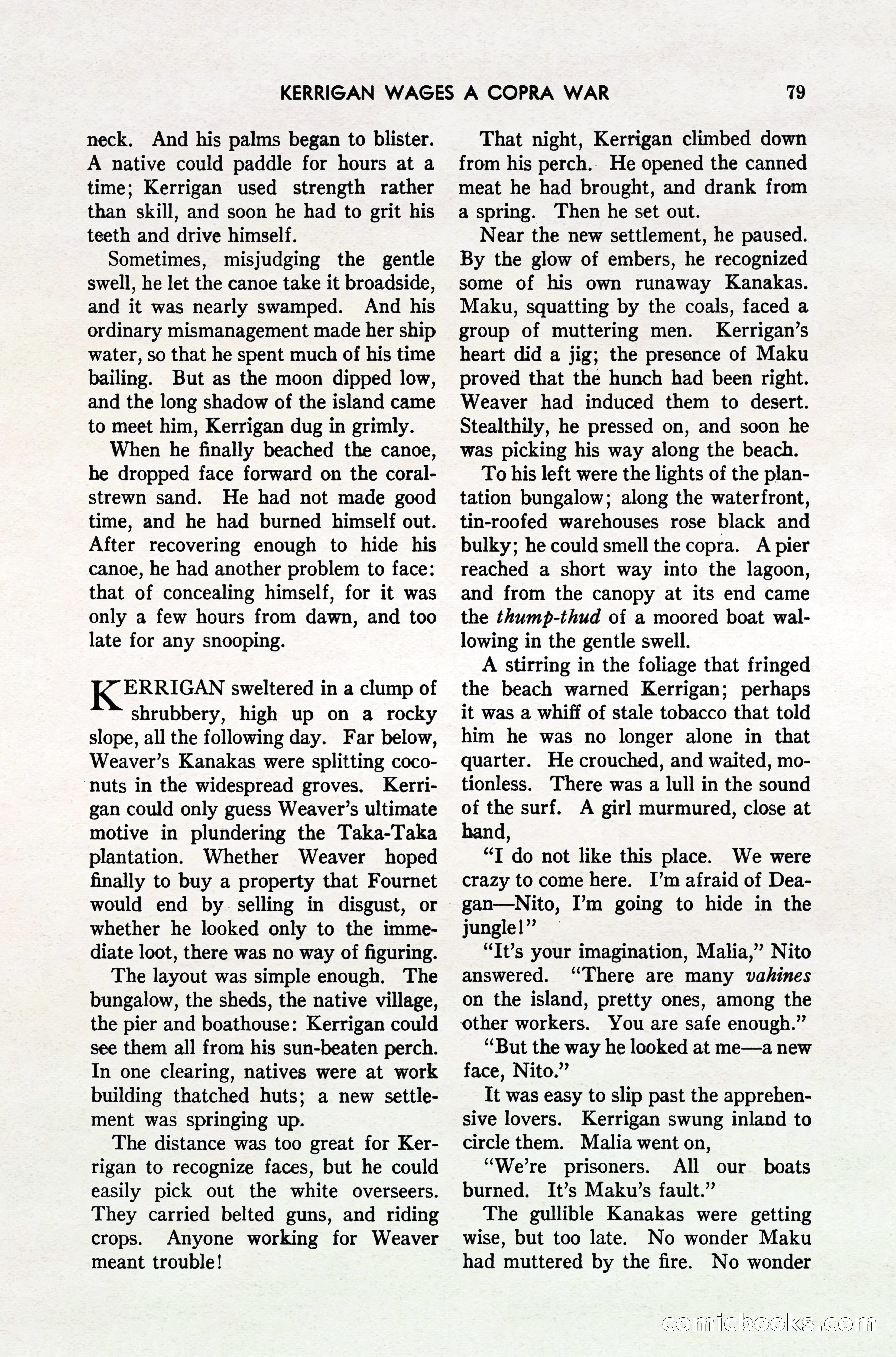 South Sea Stories, October 1940 — page 76 of 143