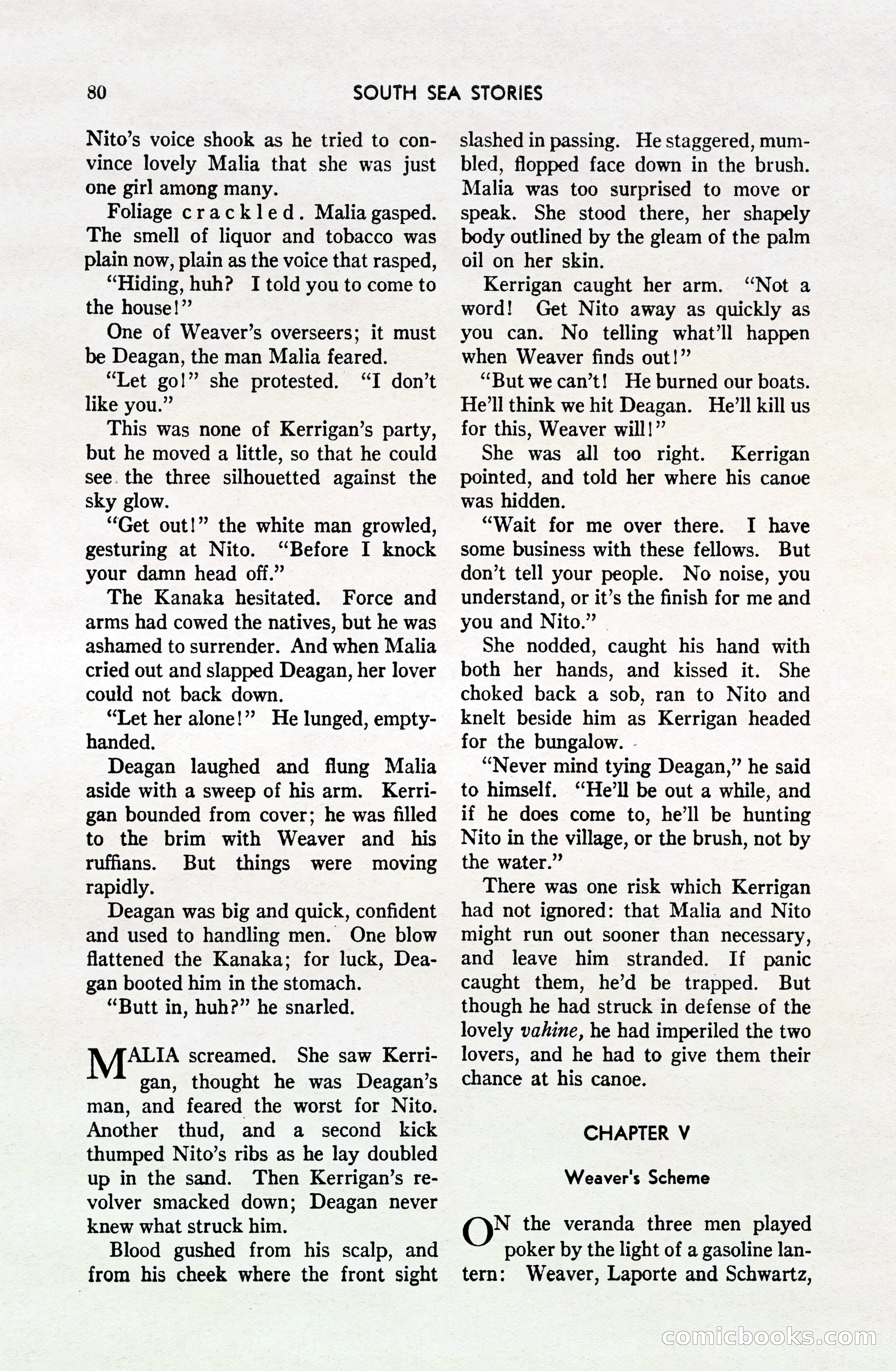 South Sea Stories, October 1940 — page 77 of 143