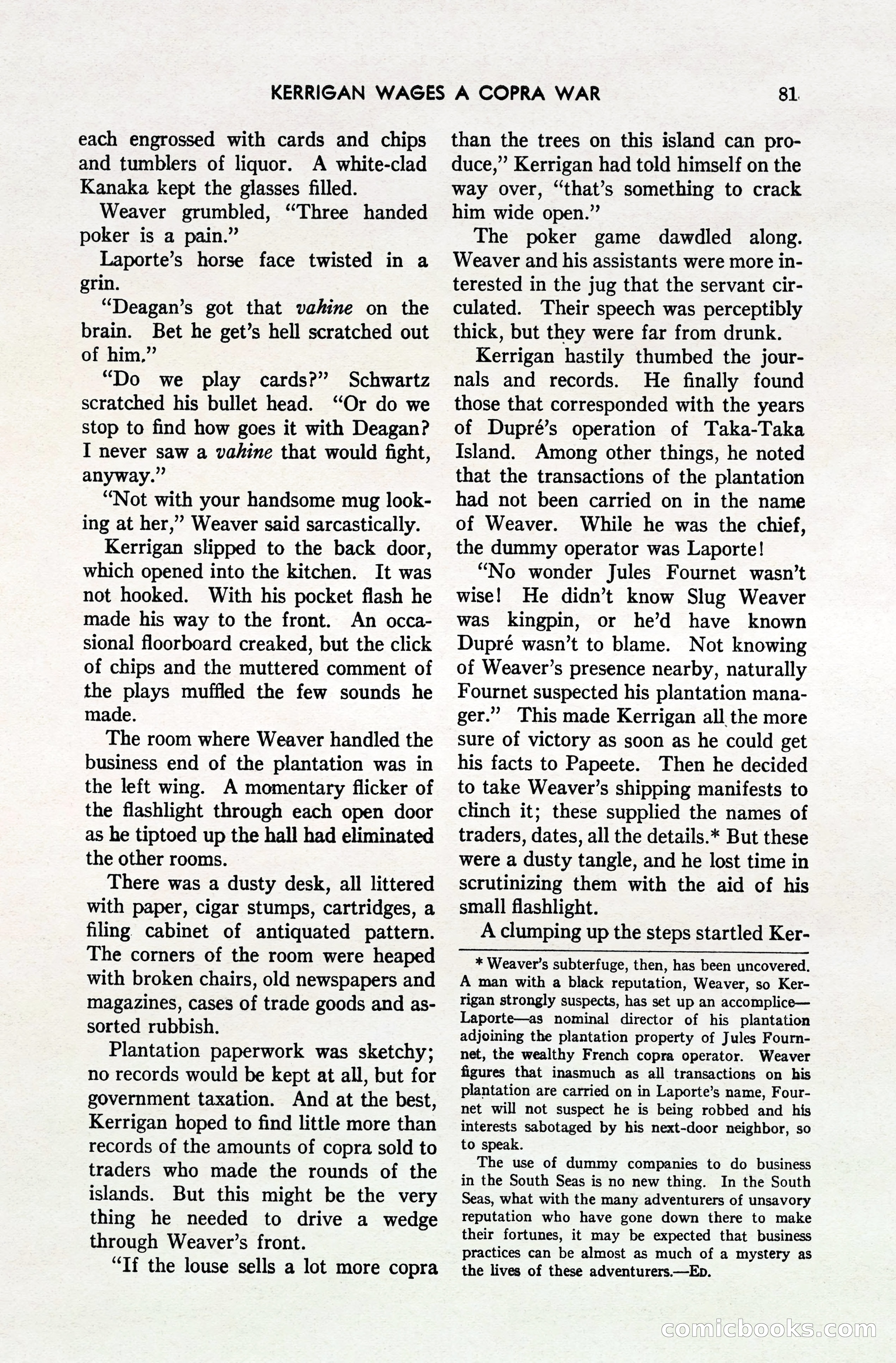 South Sea Stories, October 1940 — page 78 of 143