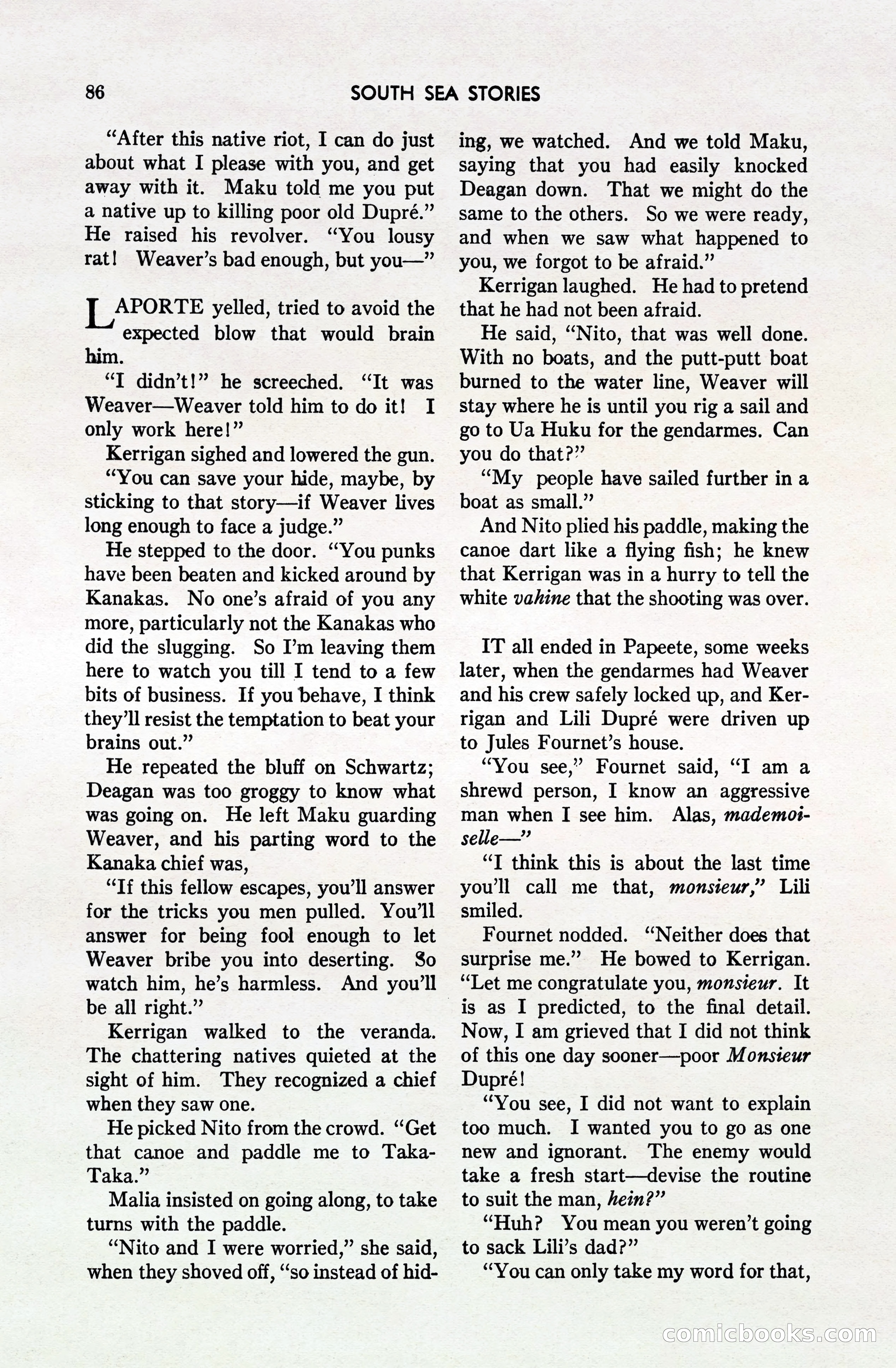 South Sea Stories, October 1940 — page 83 of 143
