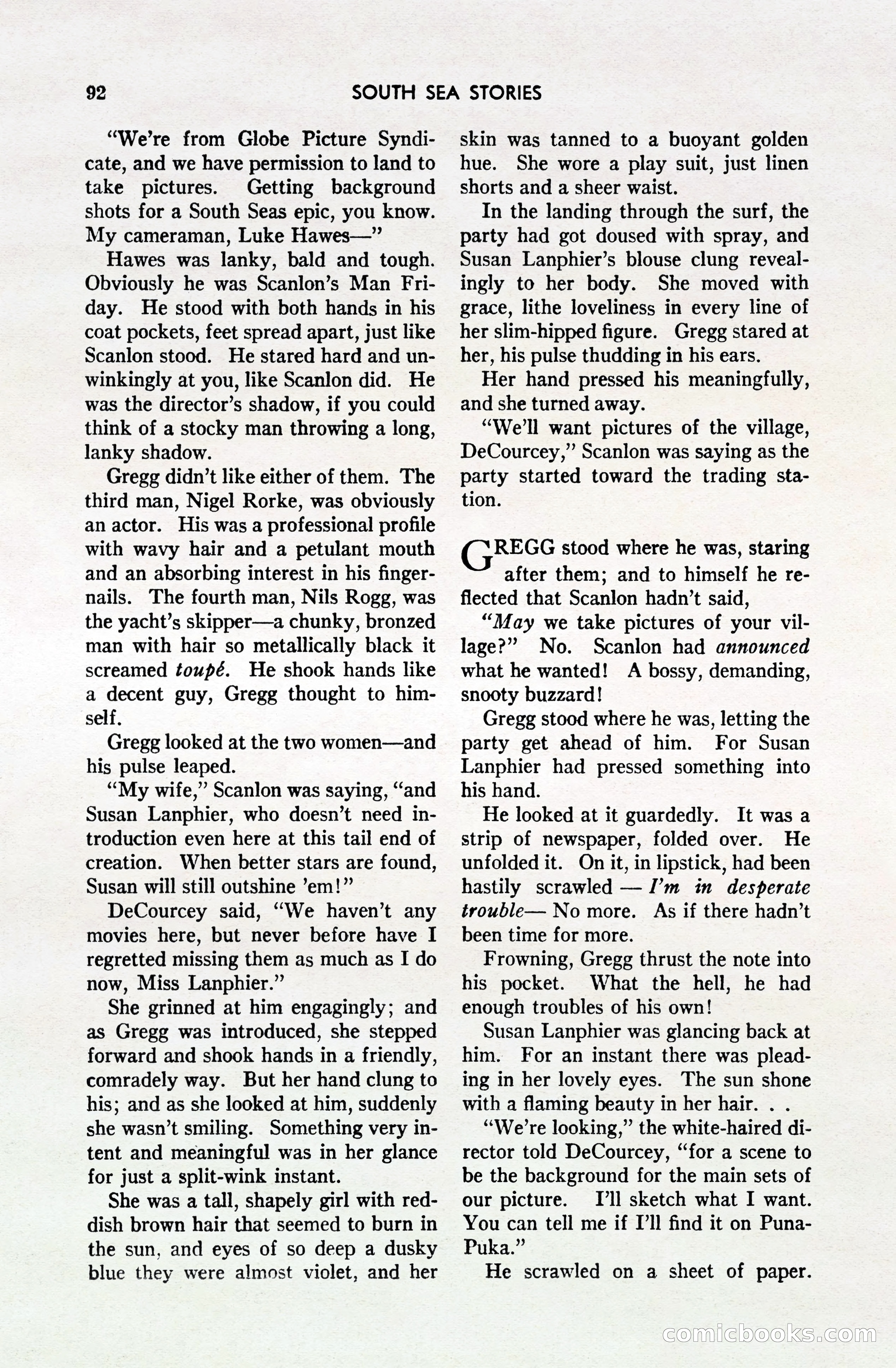 South Sea Stories, October 1940 — page 88 of 143
