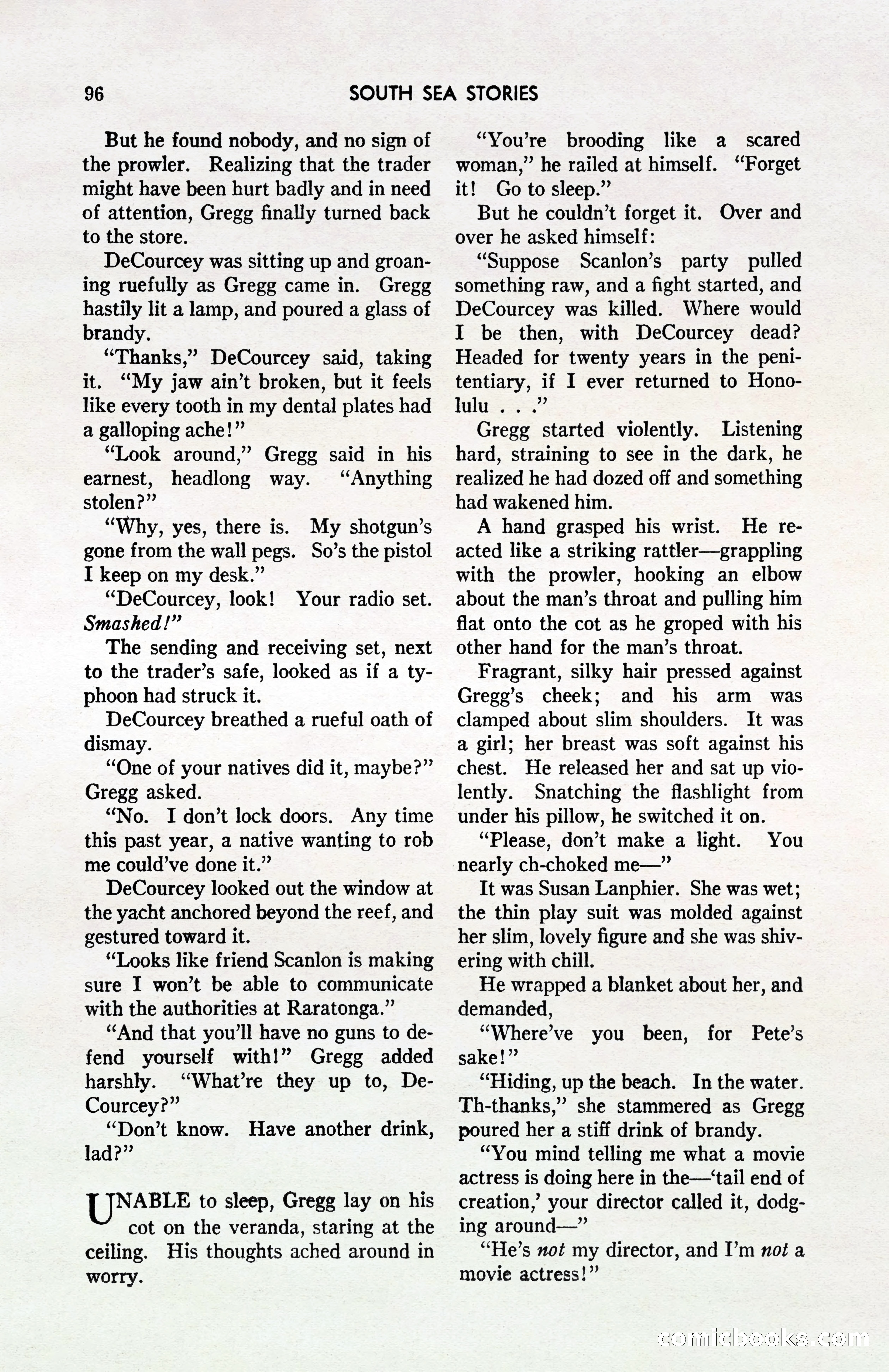 South Sea Stories, October 1940 — page 92 of 143