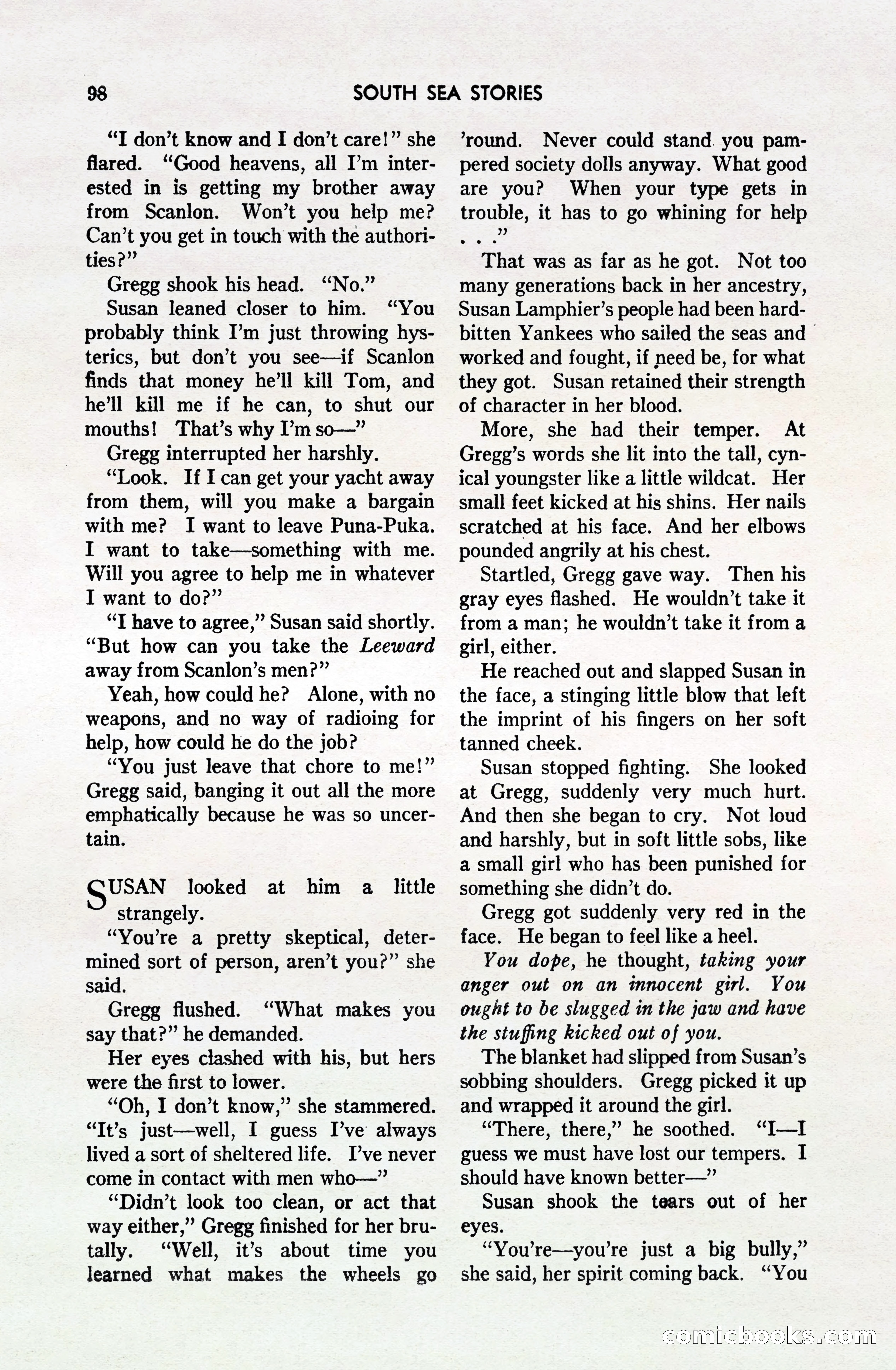 South Sea Stories, October 1940 — page 94 of 143