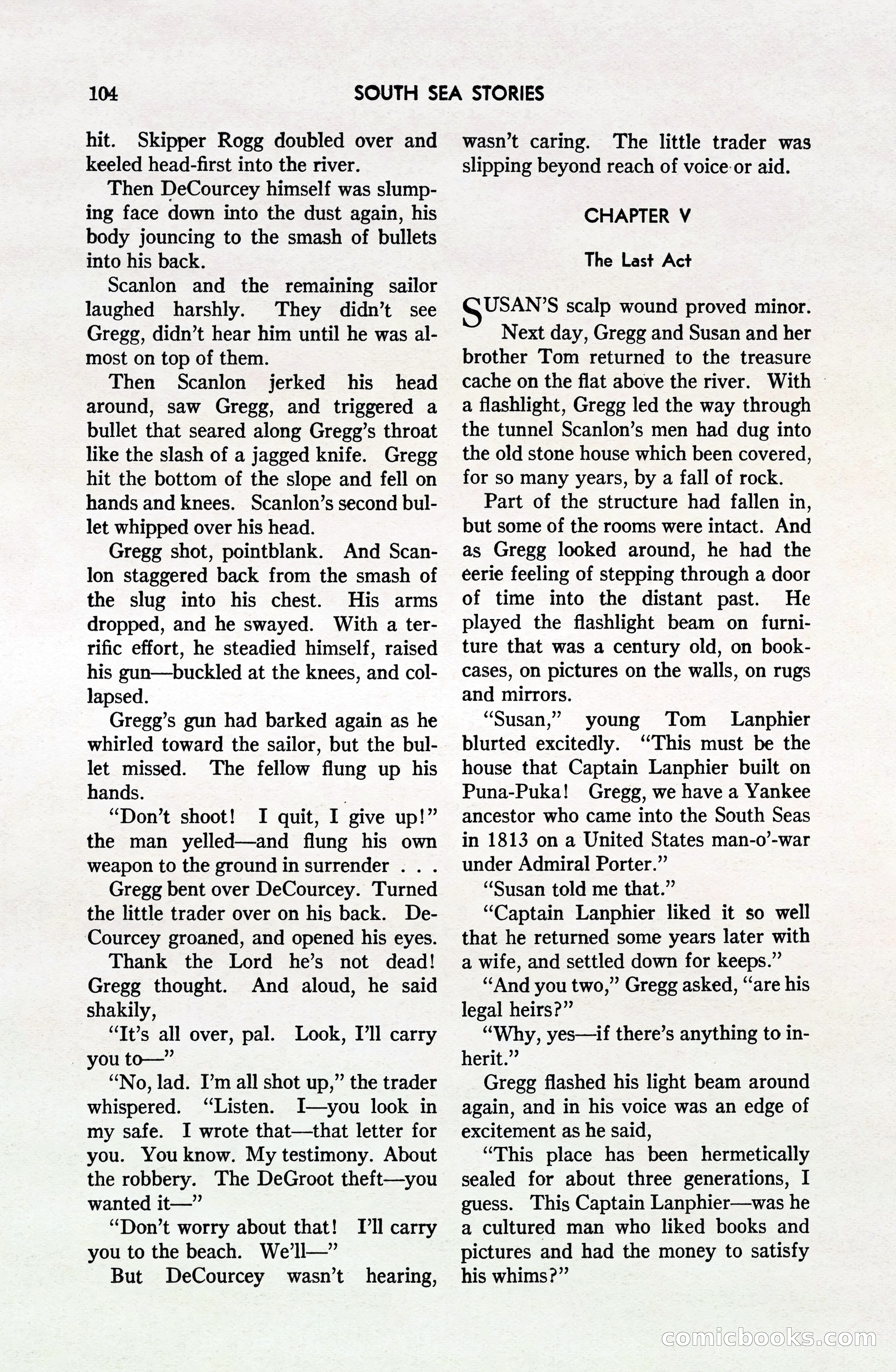 South Sea Stories, October 1940 — page 100 of 143