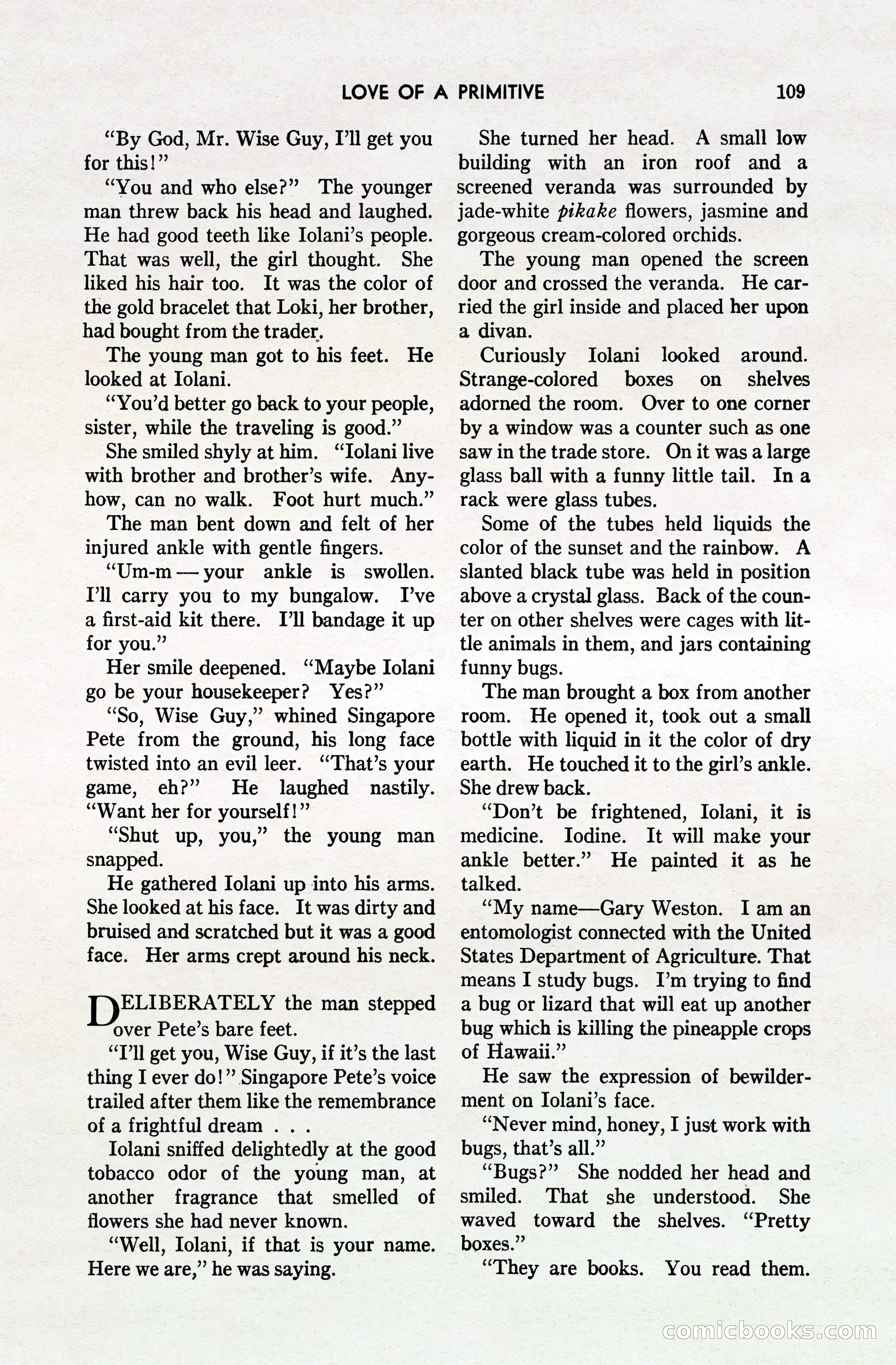 South Sea Stories, October 1940 — page 105 of 143