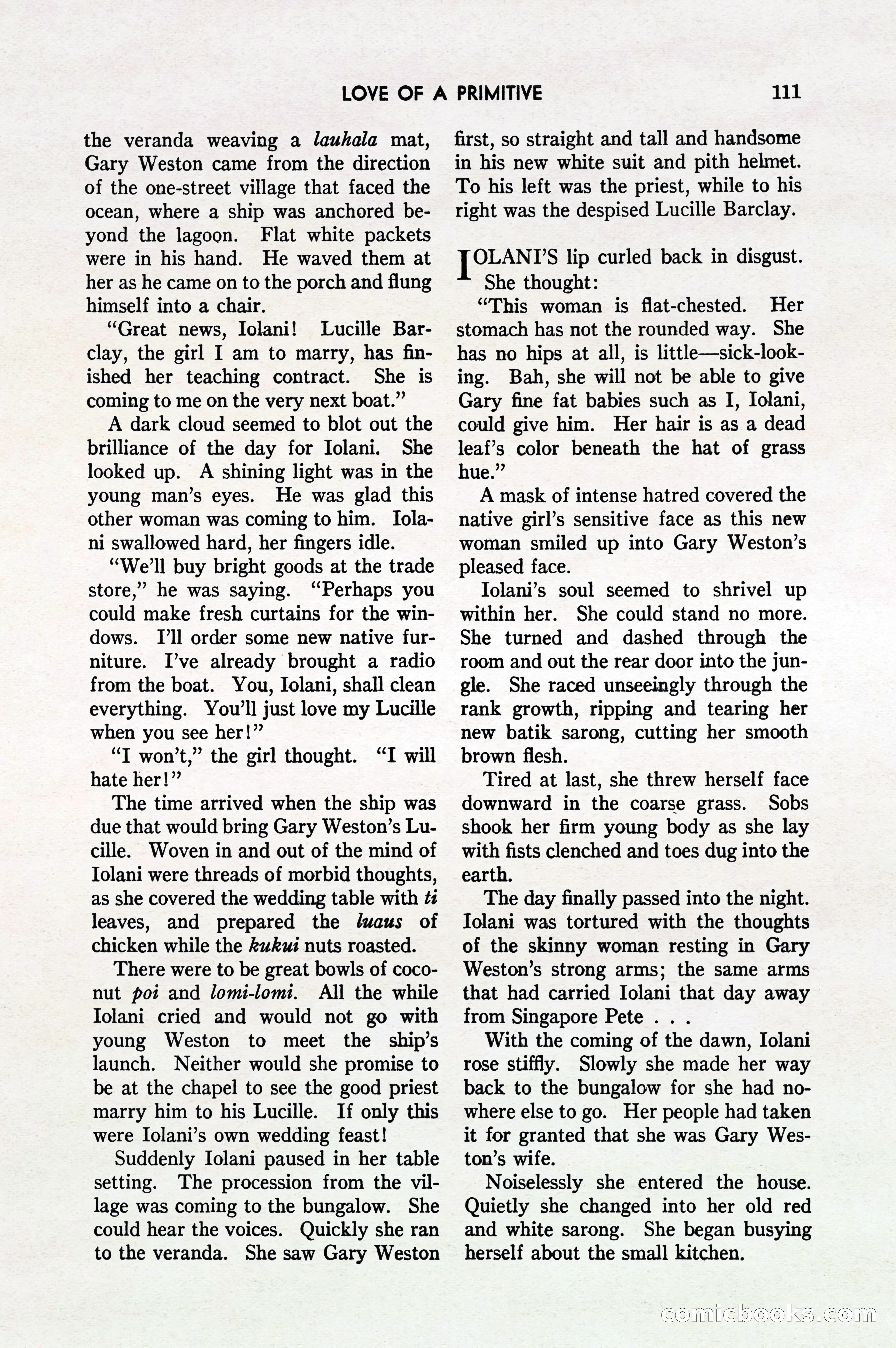 South Sea Stories, October 1940 — page 107 of 143
