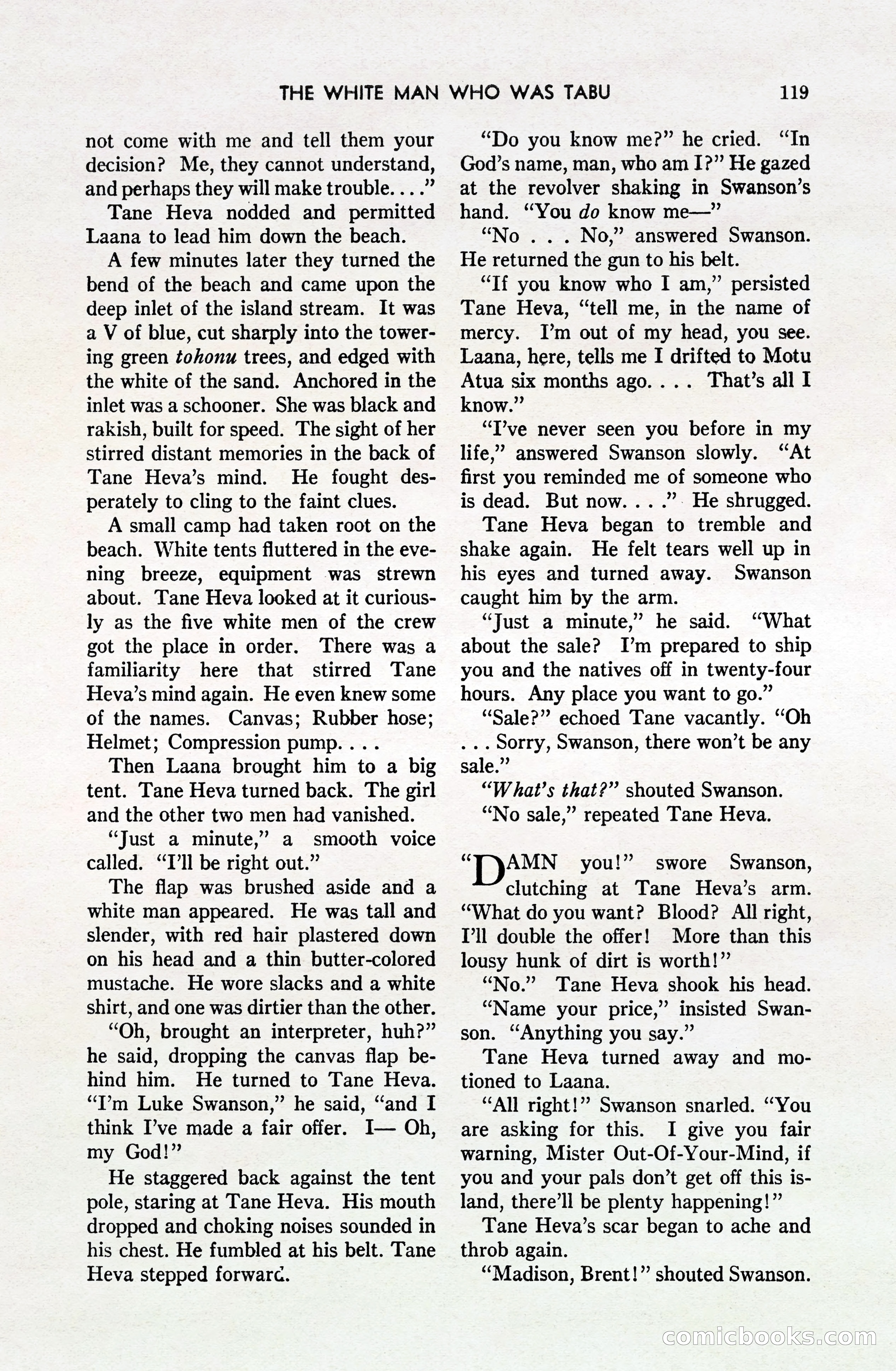 South Sea Stories, October 1940 — page 114 of 143