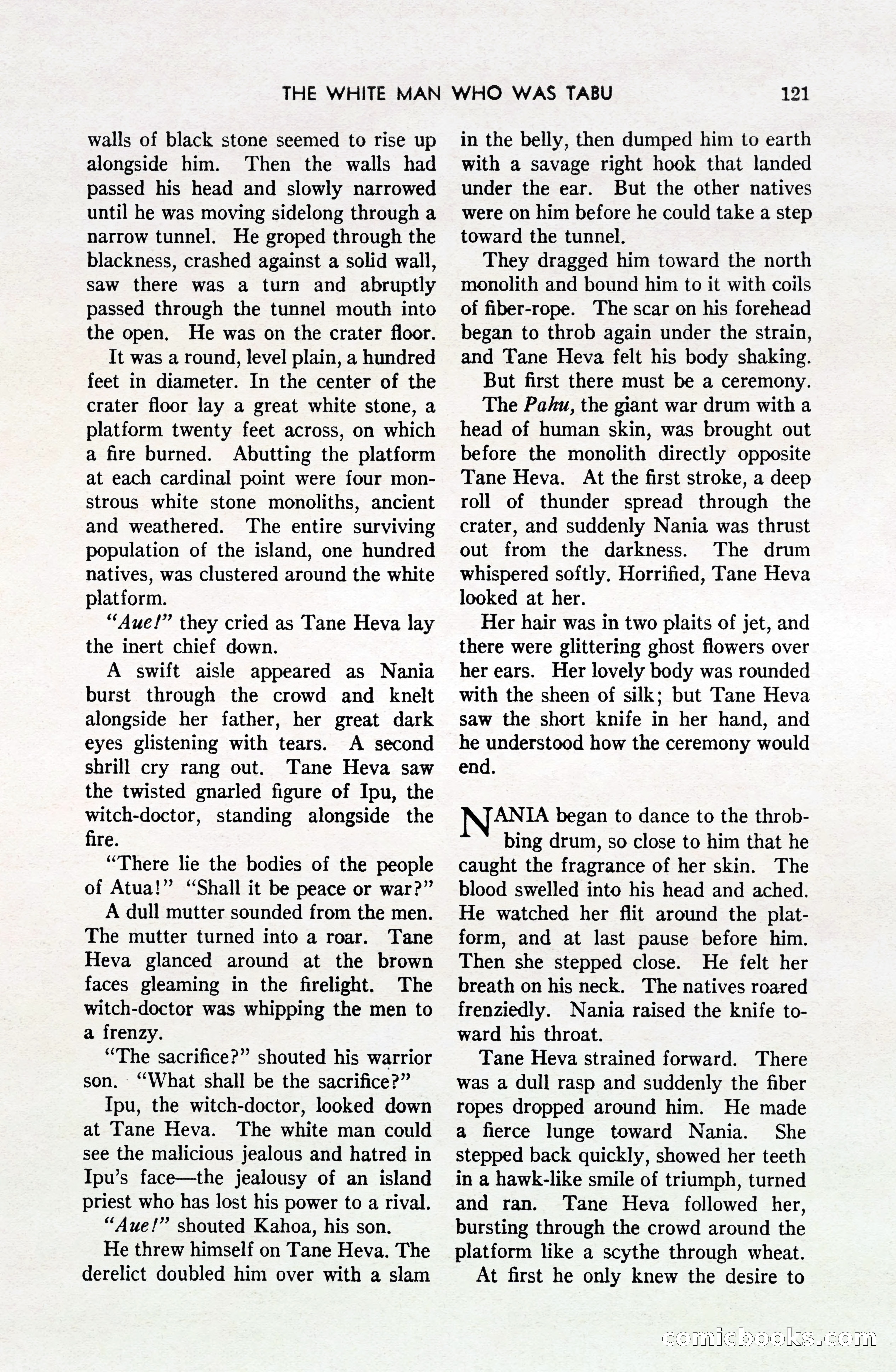 South Sea Stories, October 1940 — page 116 of 143