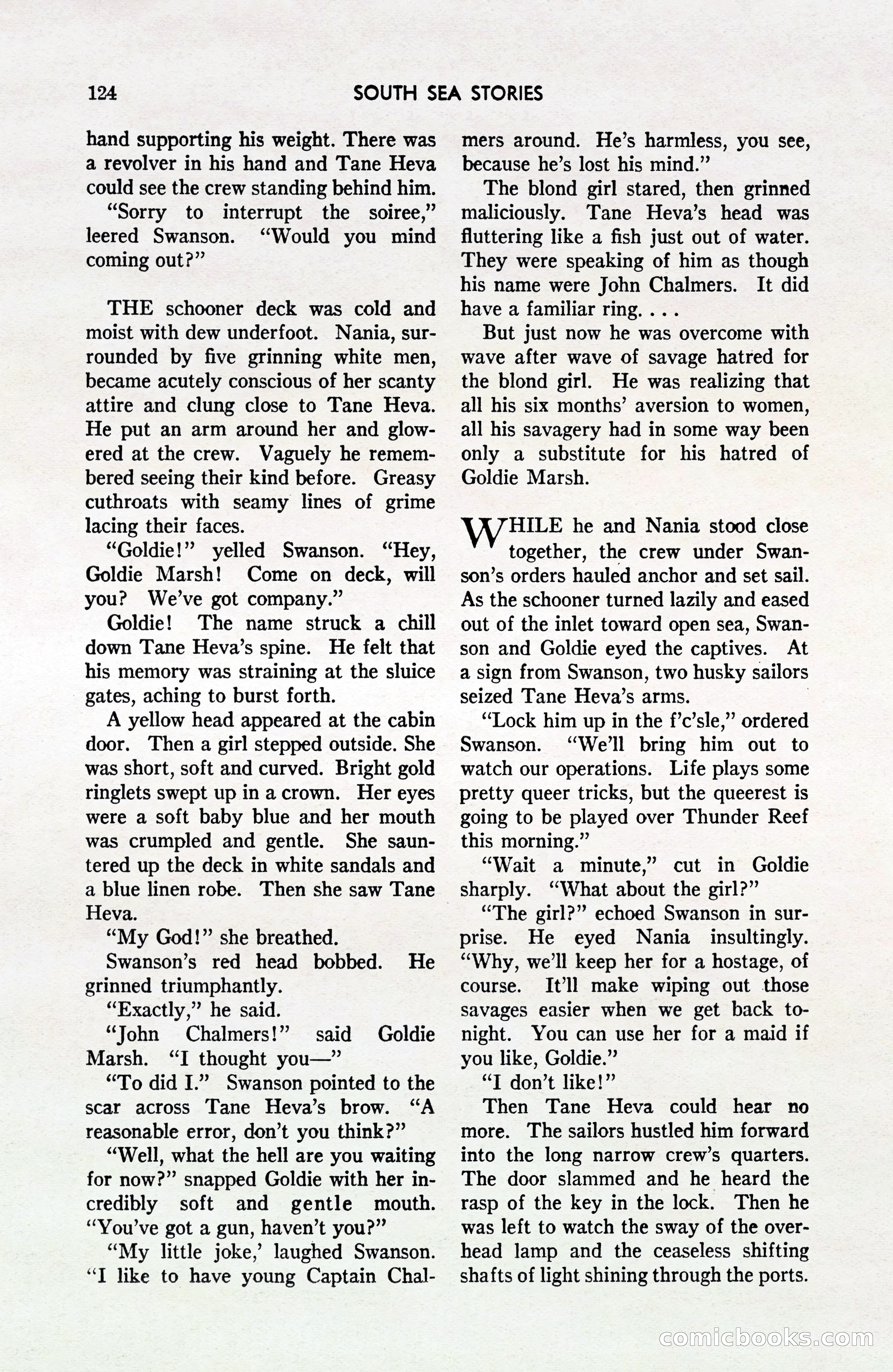 South Sea Stories, October 1940 — page 119 of 143