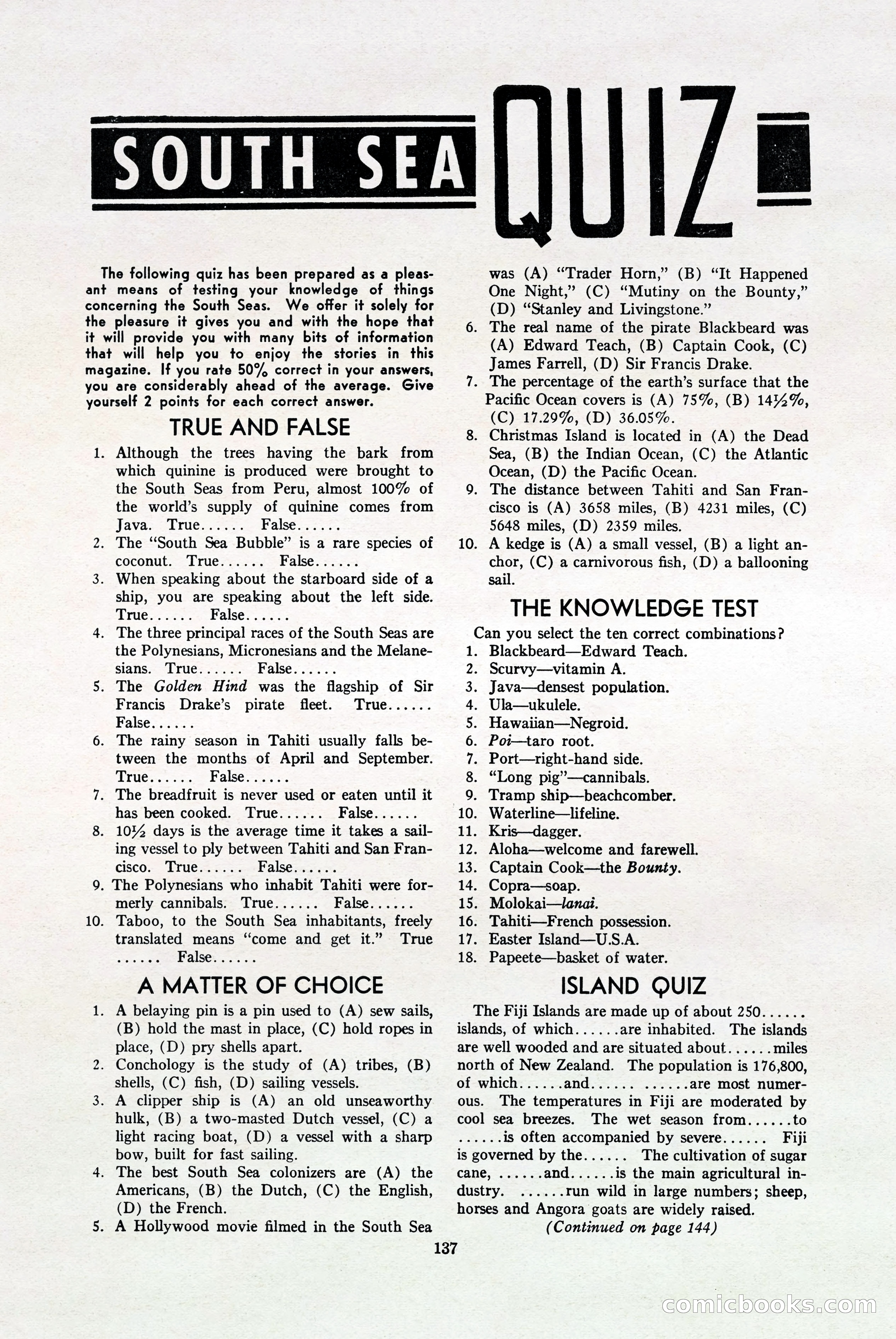 South Sea Stories, October 1940 — page 132 of 143