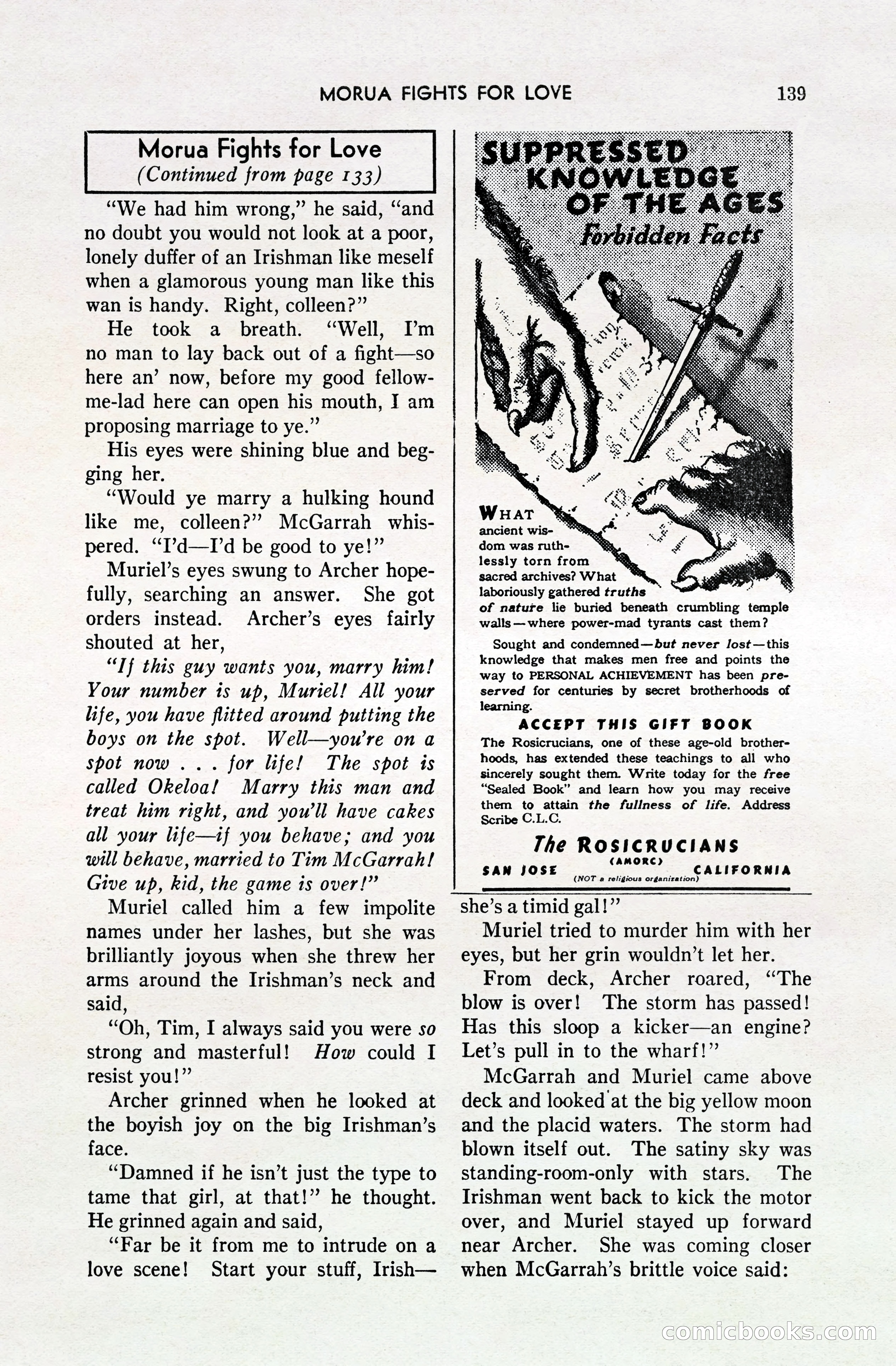 South Sea Stories, October 1940 — page 134 of 143