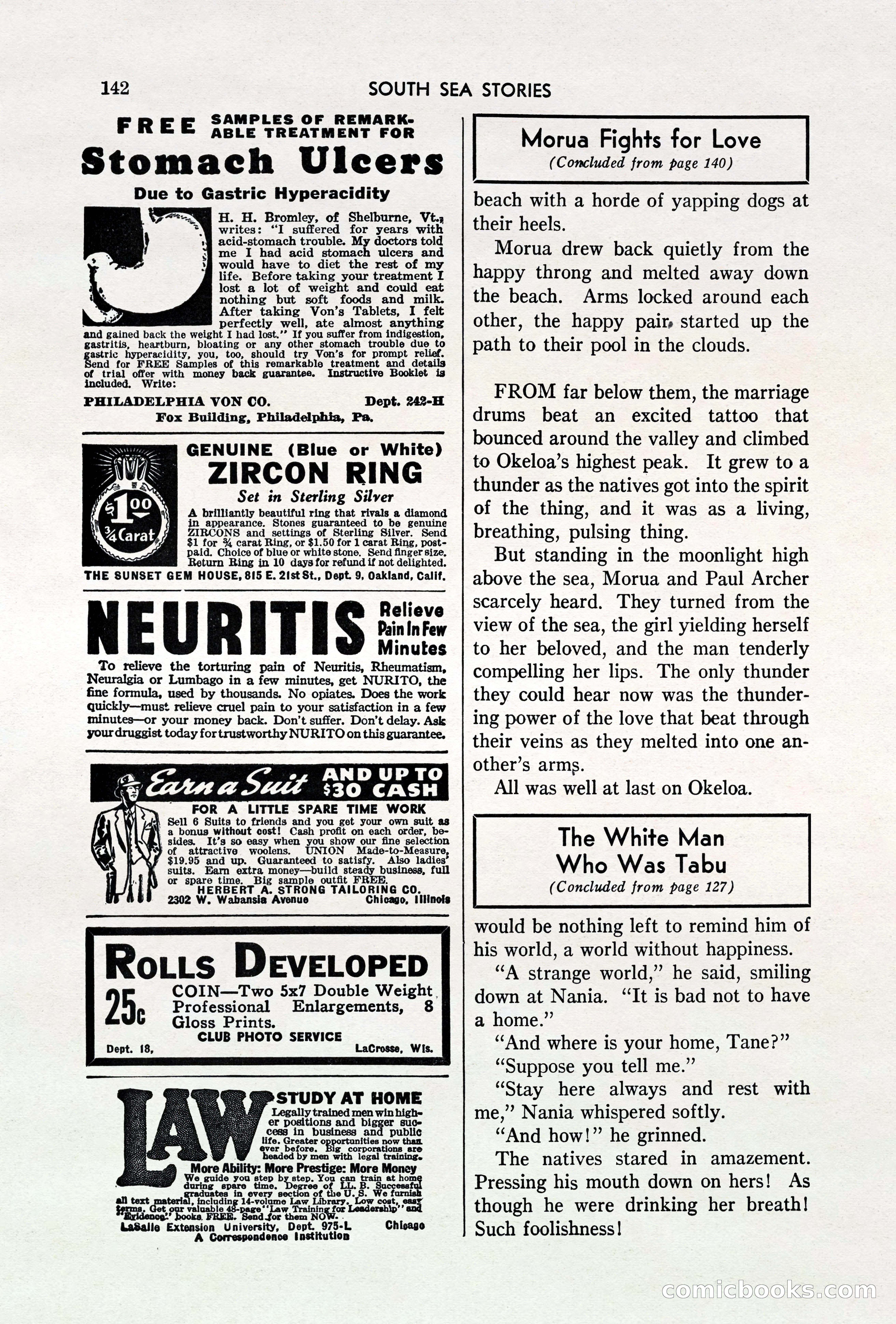South Sea Stories, October 1940 — page 137 of 143
