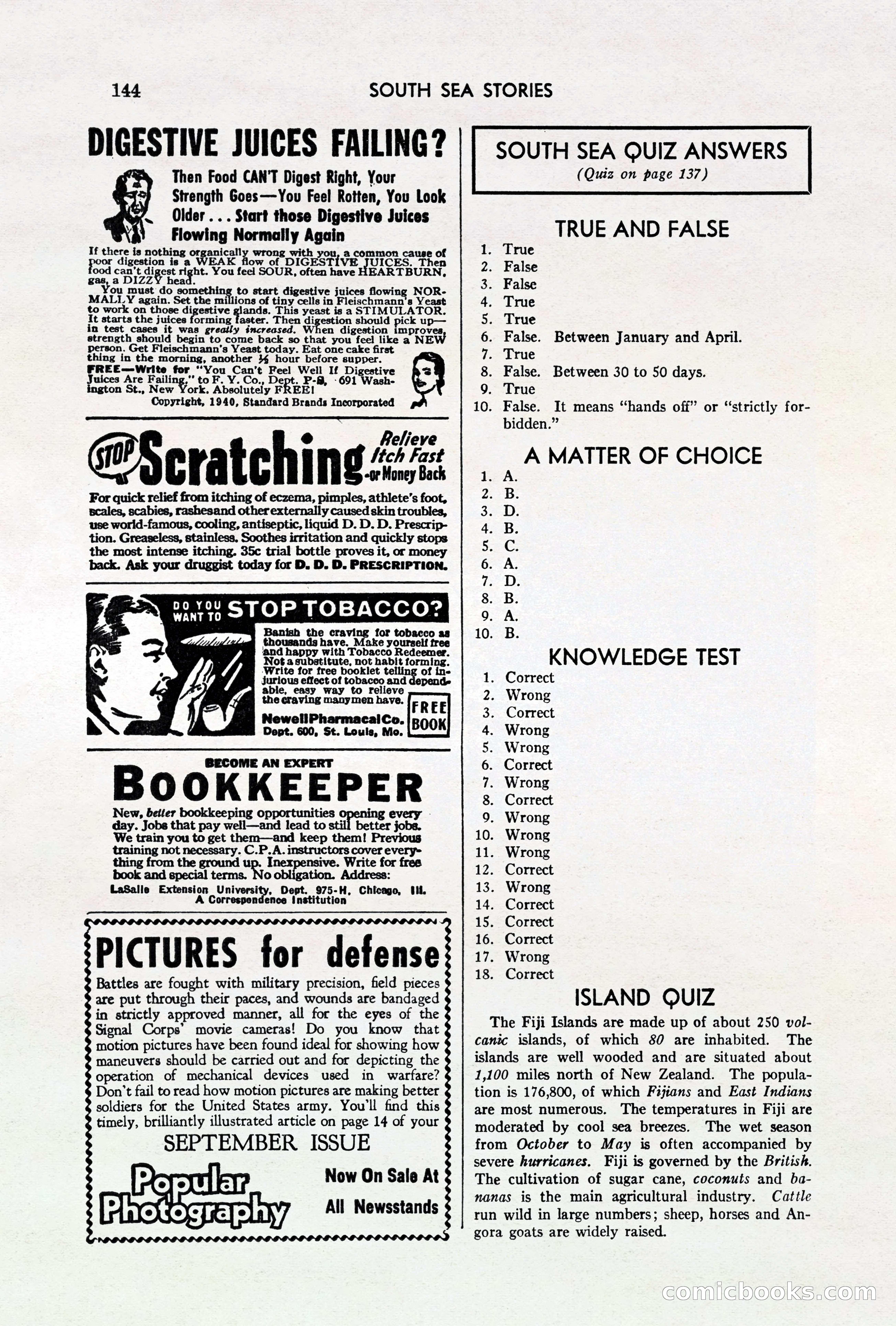 South Sea Stories, October 1940 — page 139 of 143