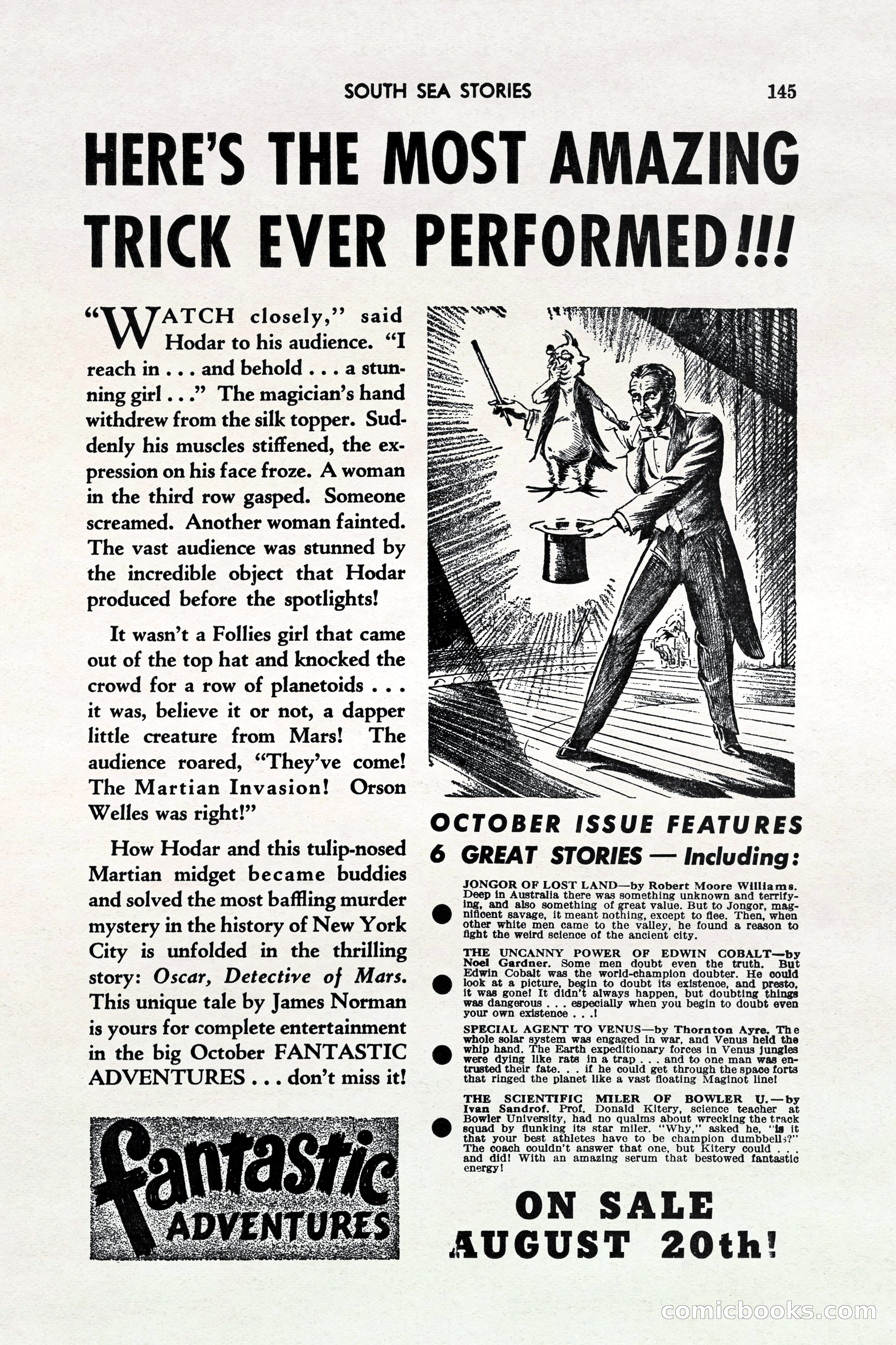 South Sea Stories, October 1940 — page 140 of 143