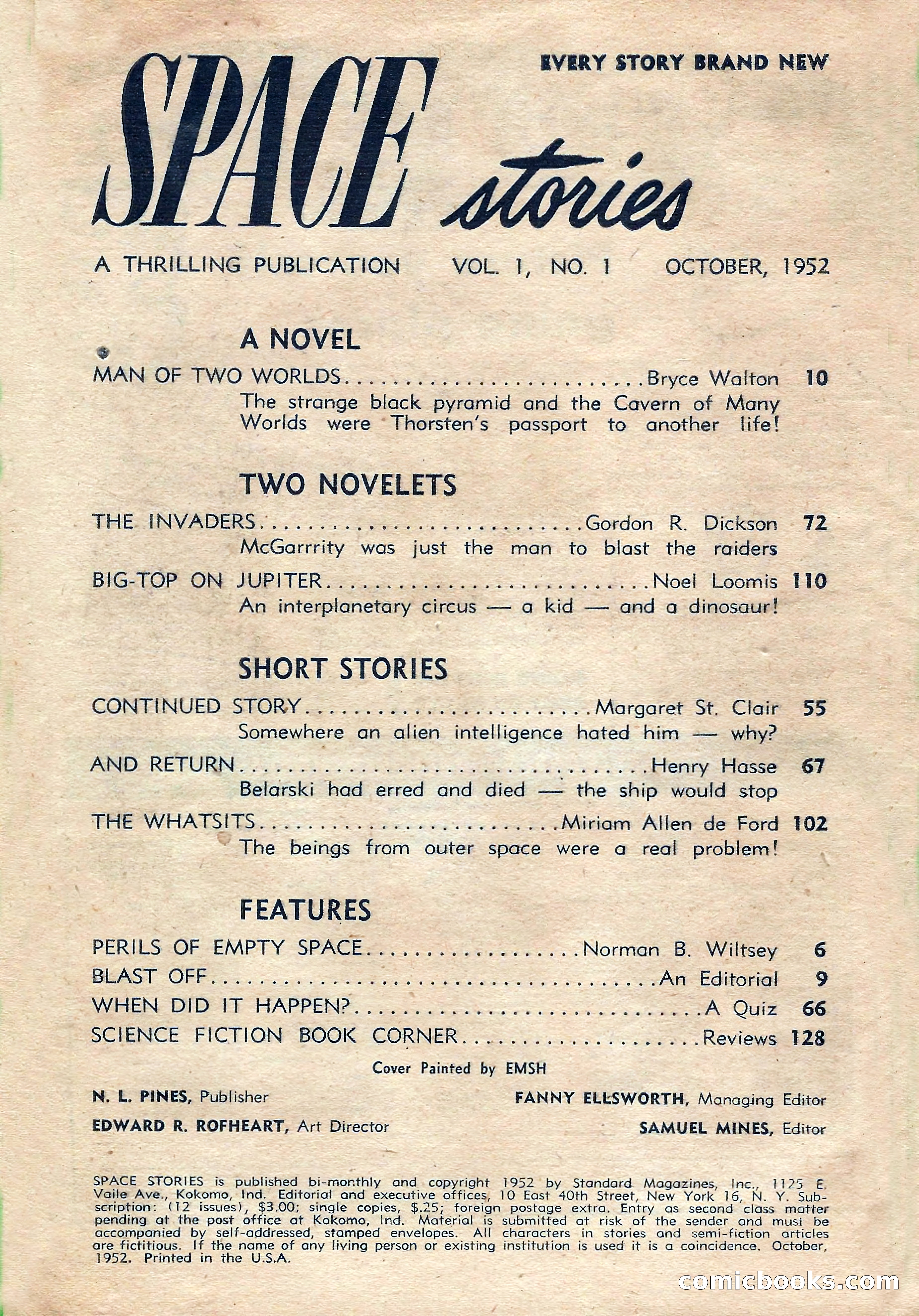 Space Stories, October 1952 — page 4 of 132