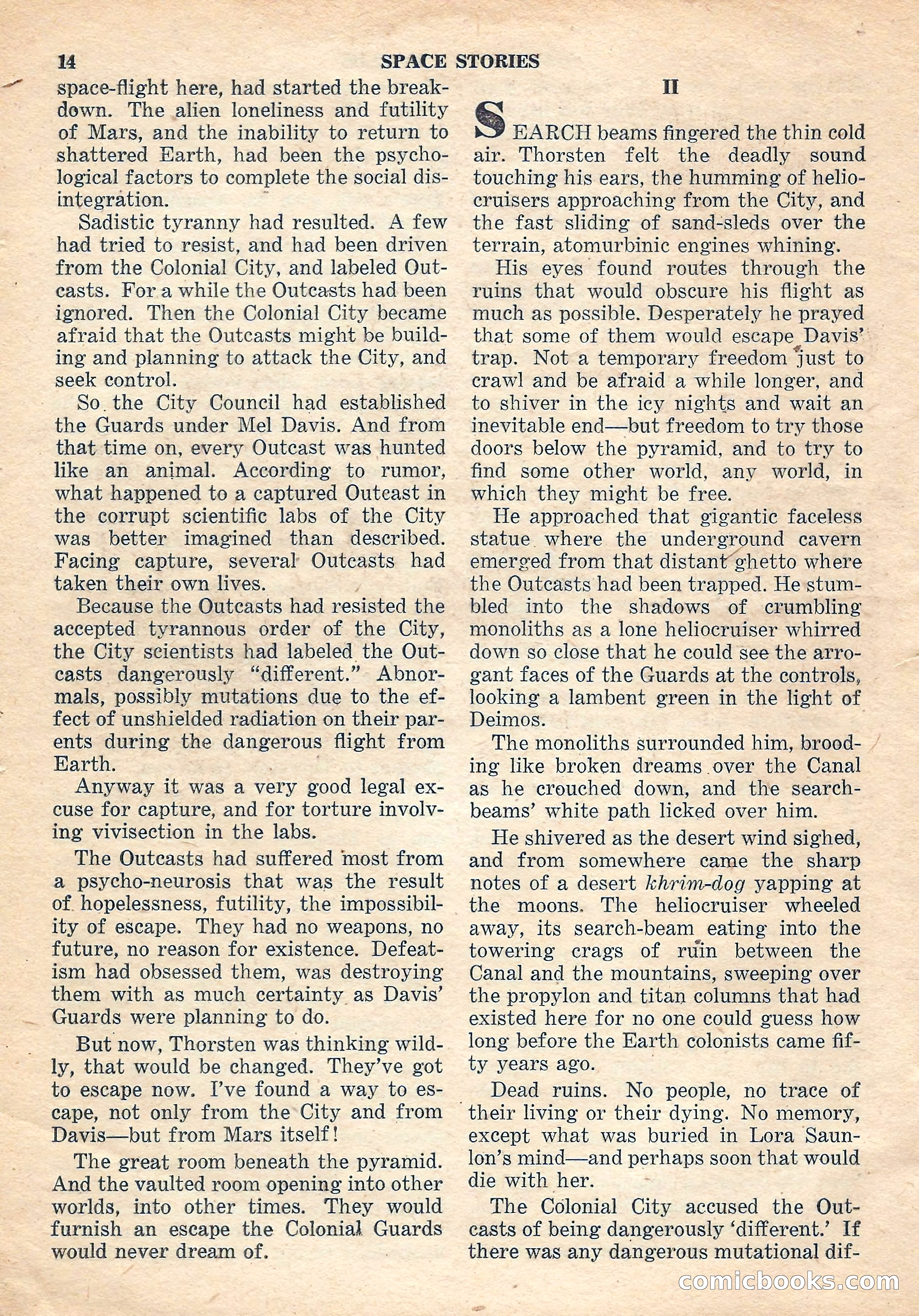 Space Stories, October 1952 — page 14 of 132