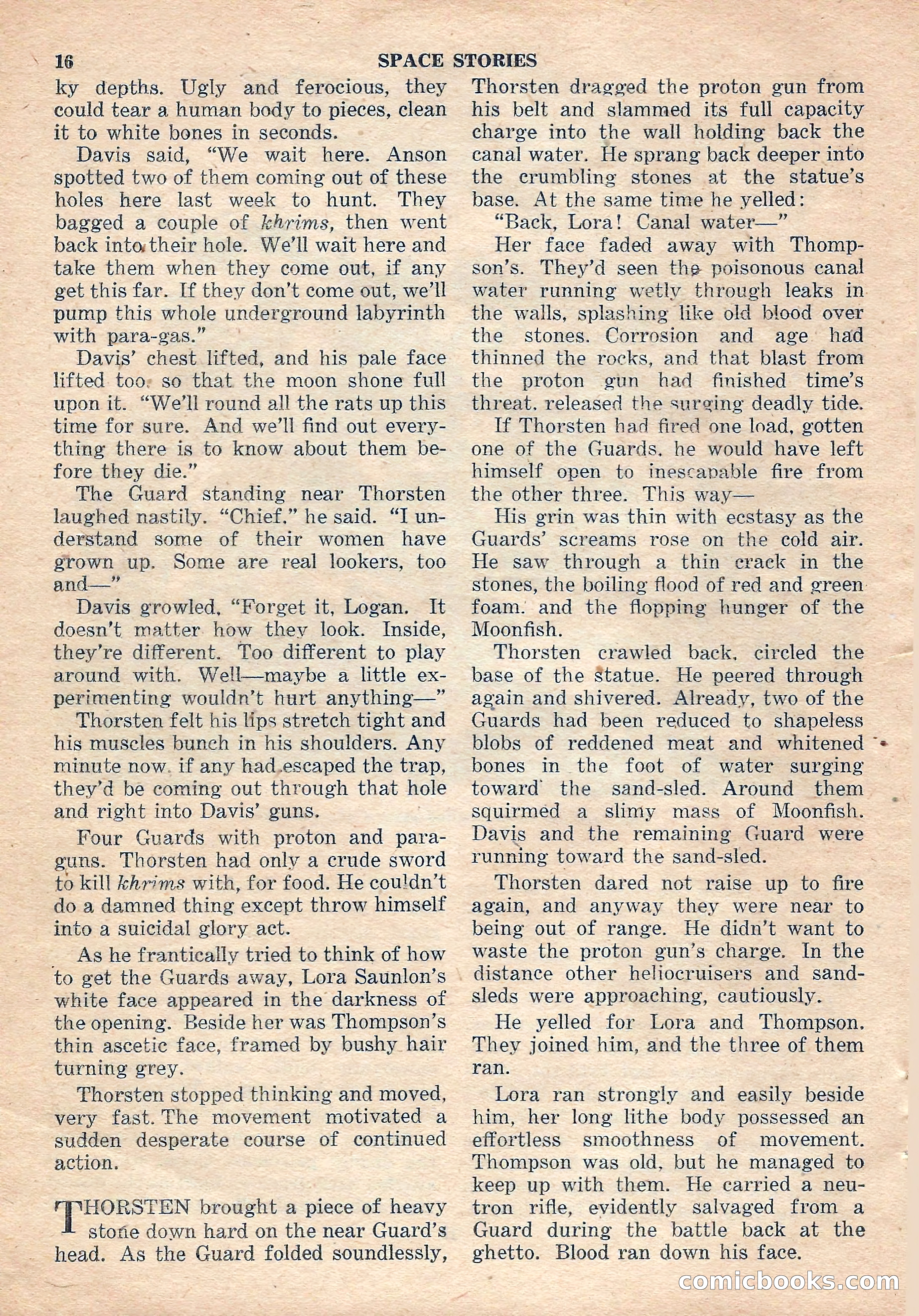 Space Stories, October 1952 — page 16 of 132
