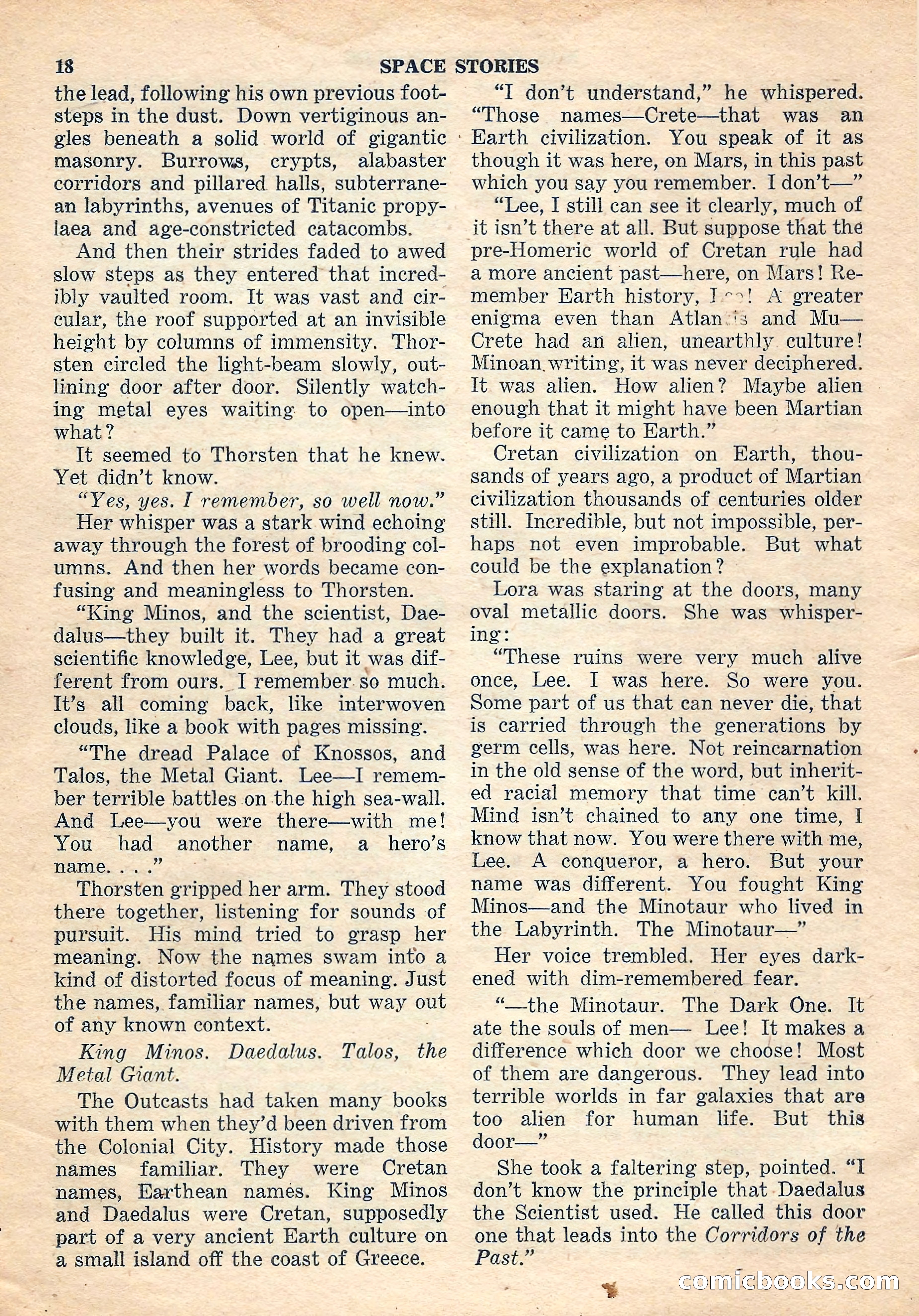 Space Stories, October 1952 — page 18 of 132