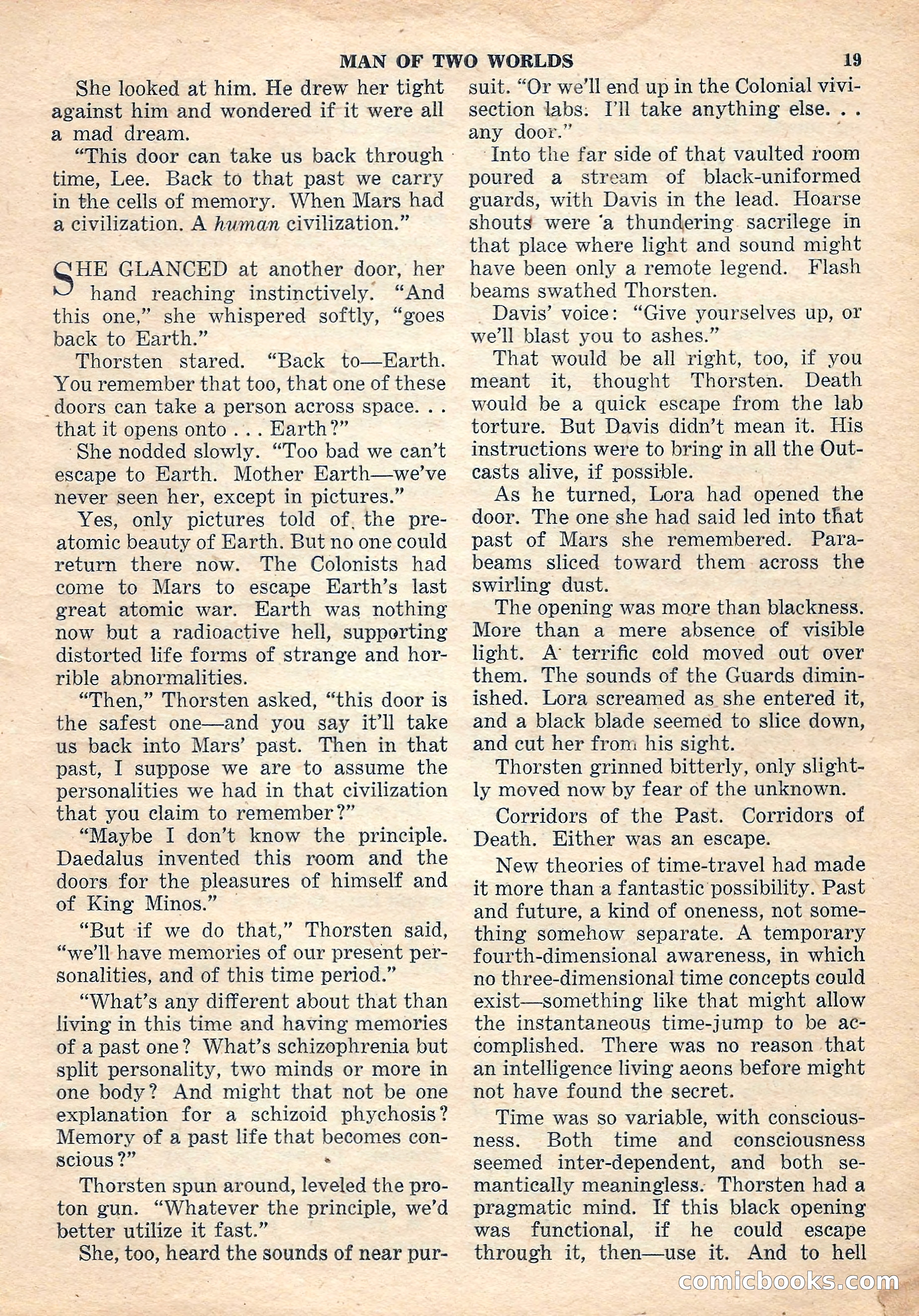Space Stories, October 1952 — page 19 of 132