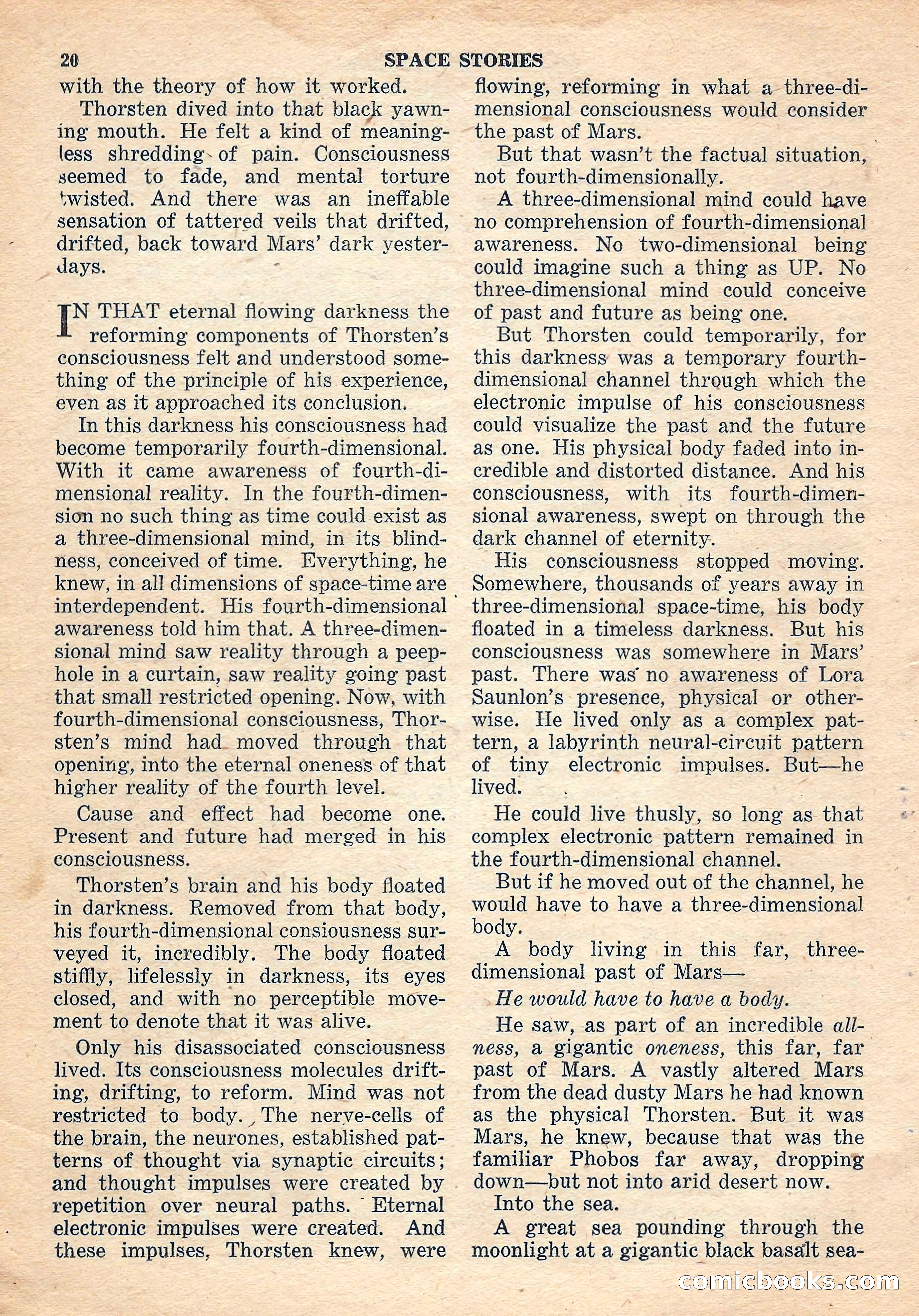 Space Stories, October 1952 — page 20 of 132