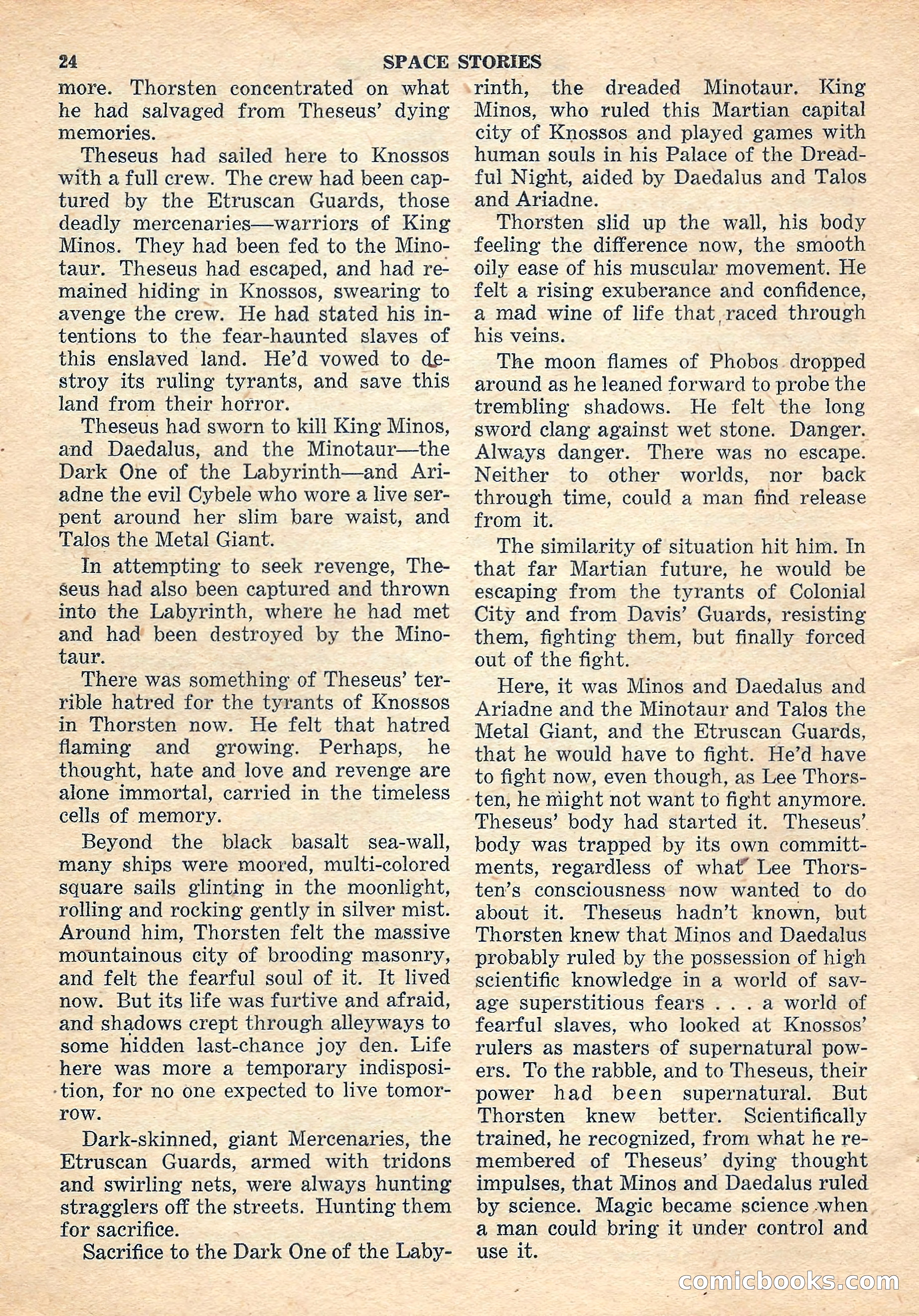 Space Stories, October 1952 — page 24 of 132