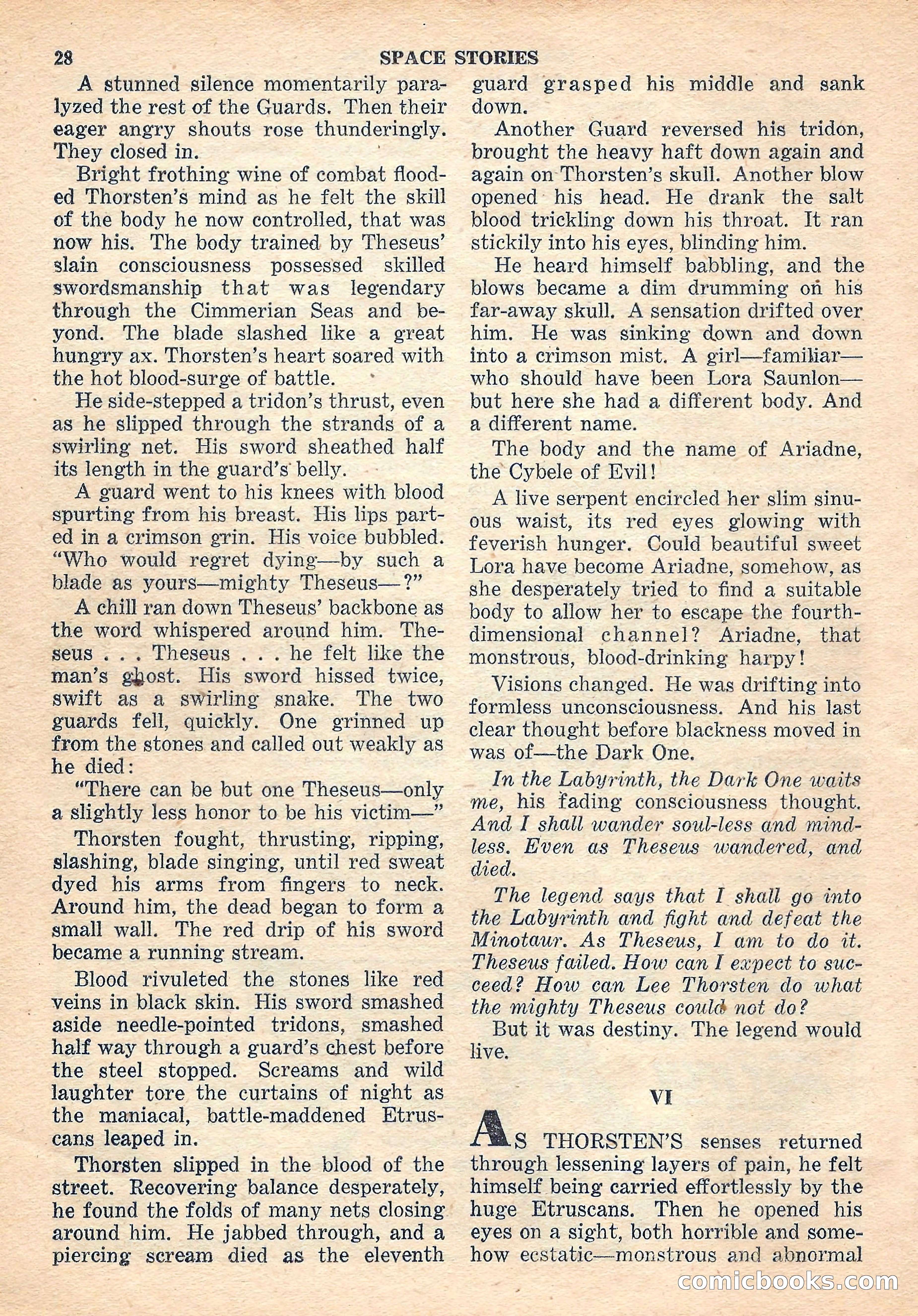Space Stories, October 1952 — page 28 of 132