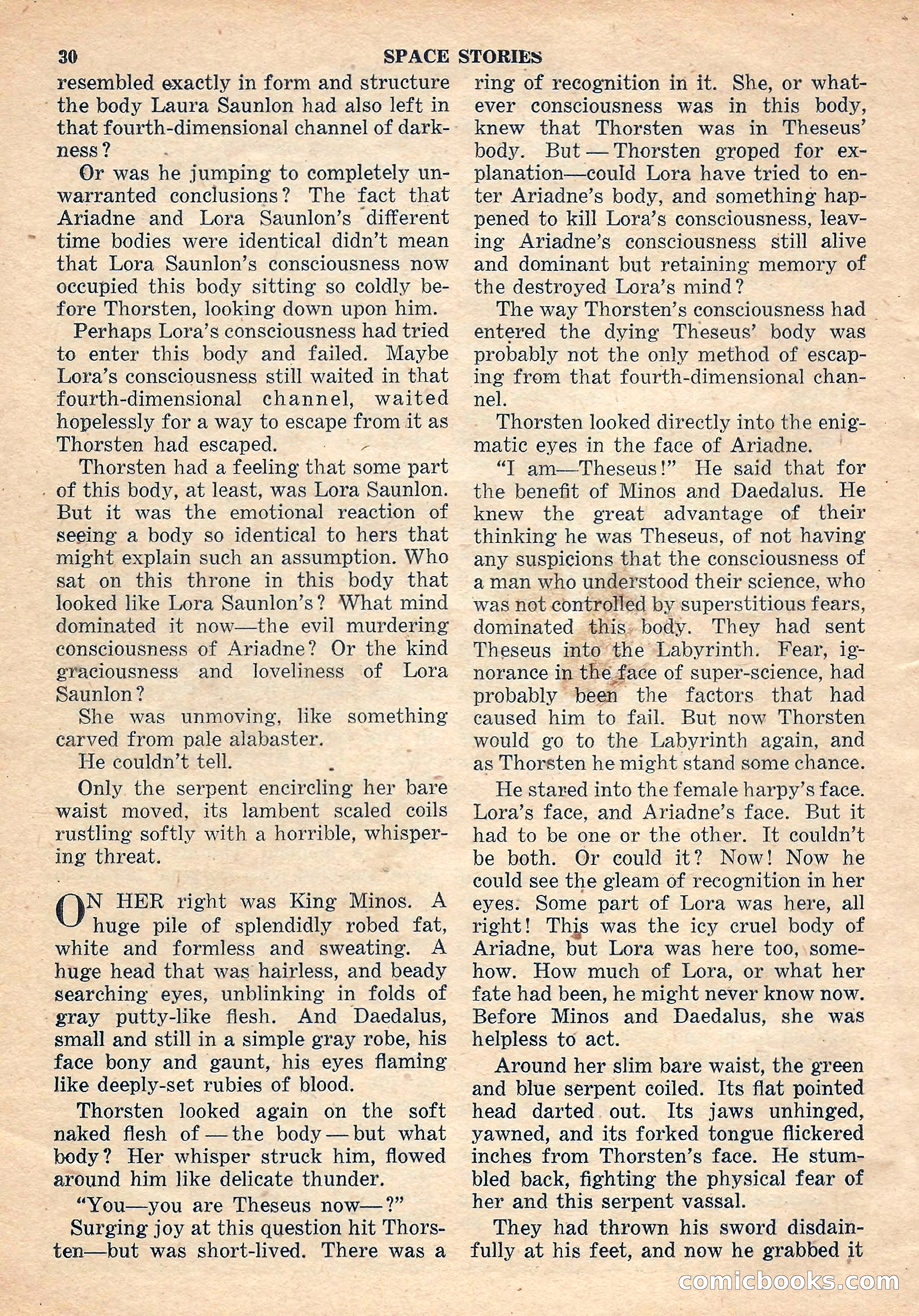 Space Stories, October 1952 — page 30 of 132
