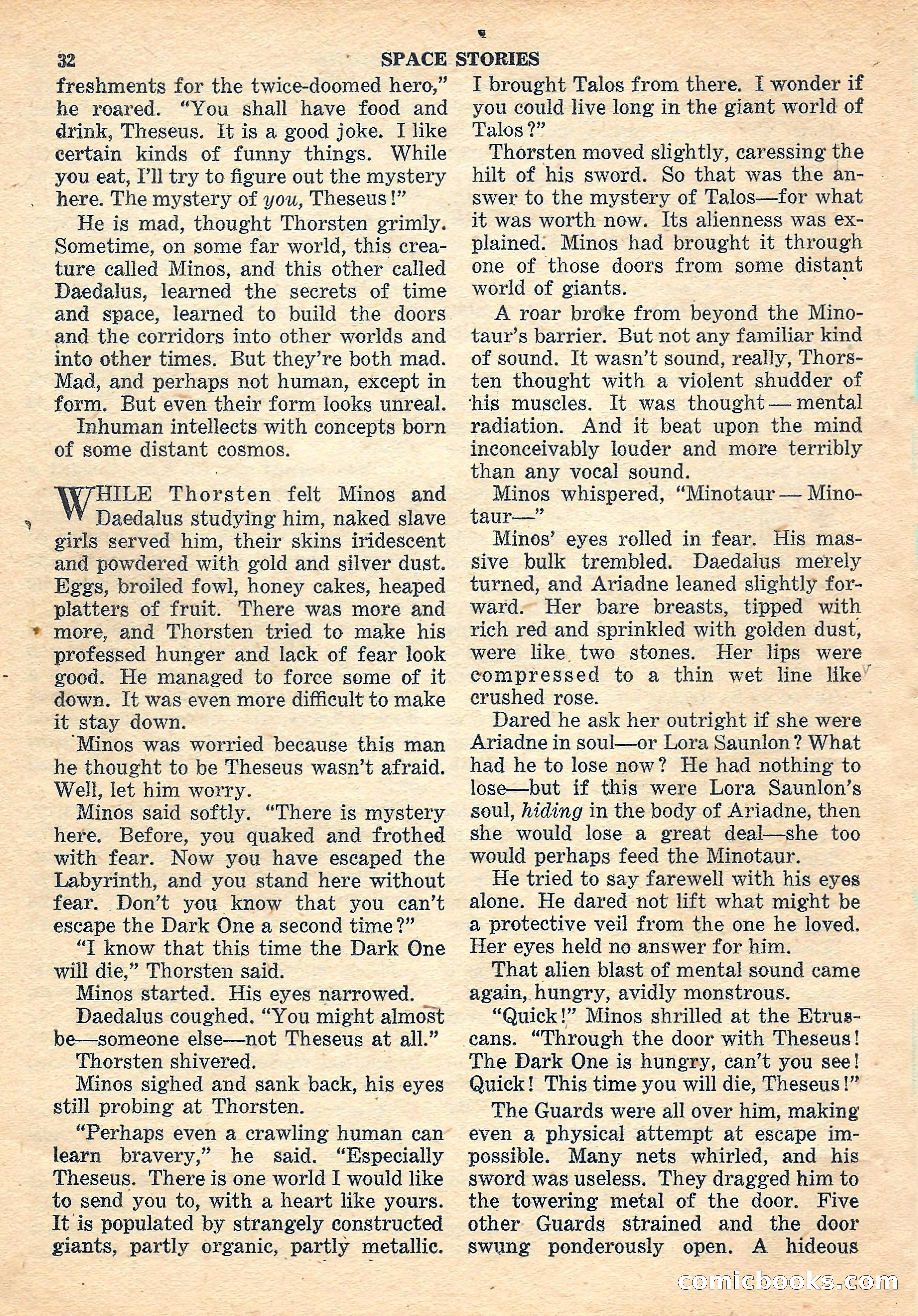 Space Stories, October 1952 — page 32 of 132